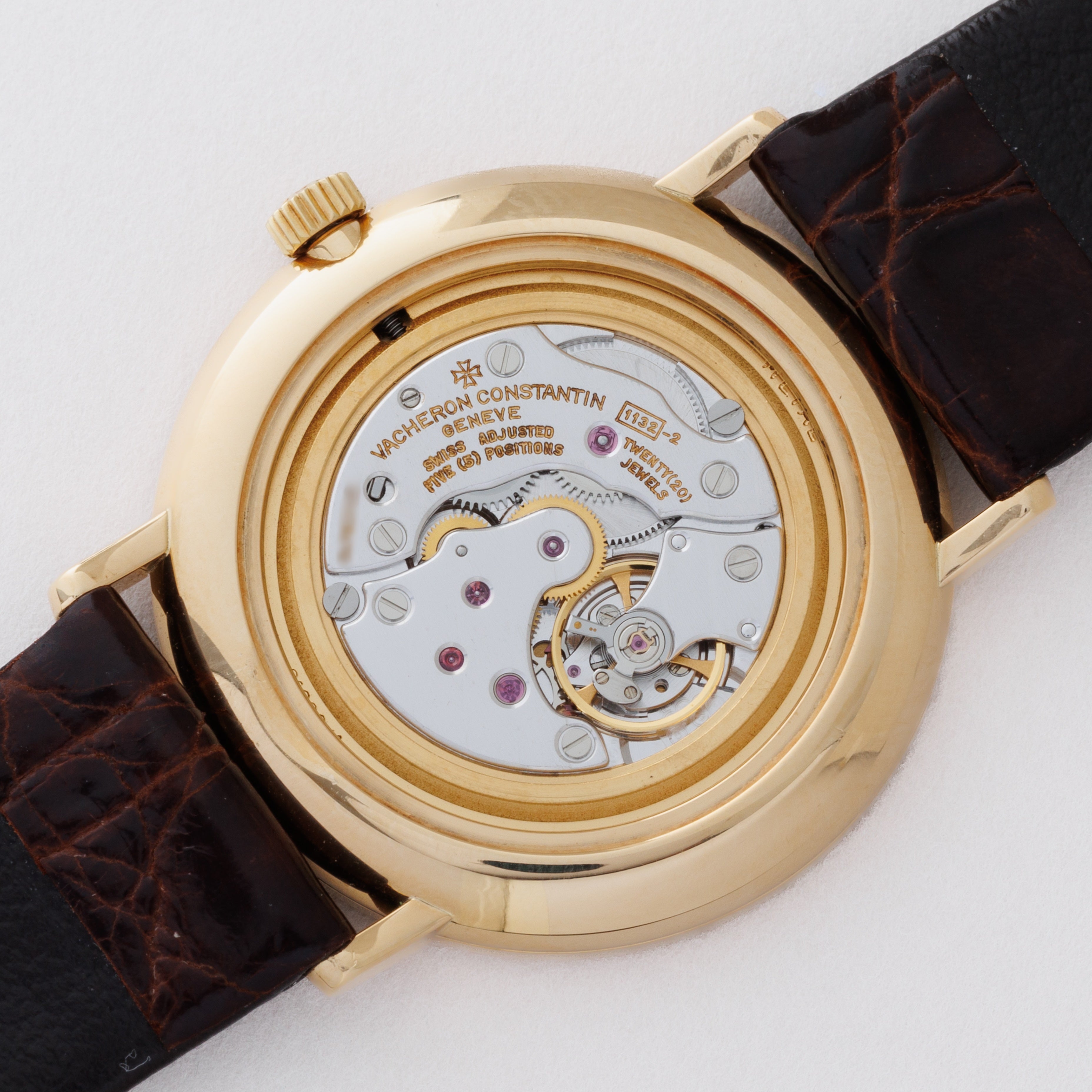 ヴァシュロン・コンスタンタン エッセンシャル 1990年代製 Ref.31039/1 18金イエローゴールド 純正尾錠付き