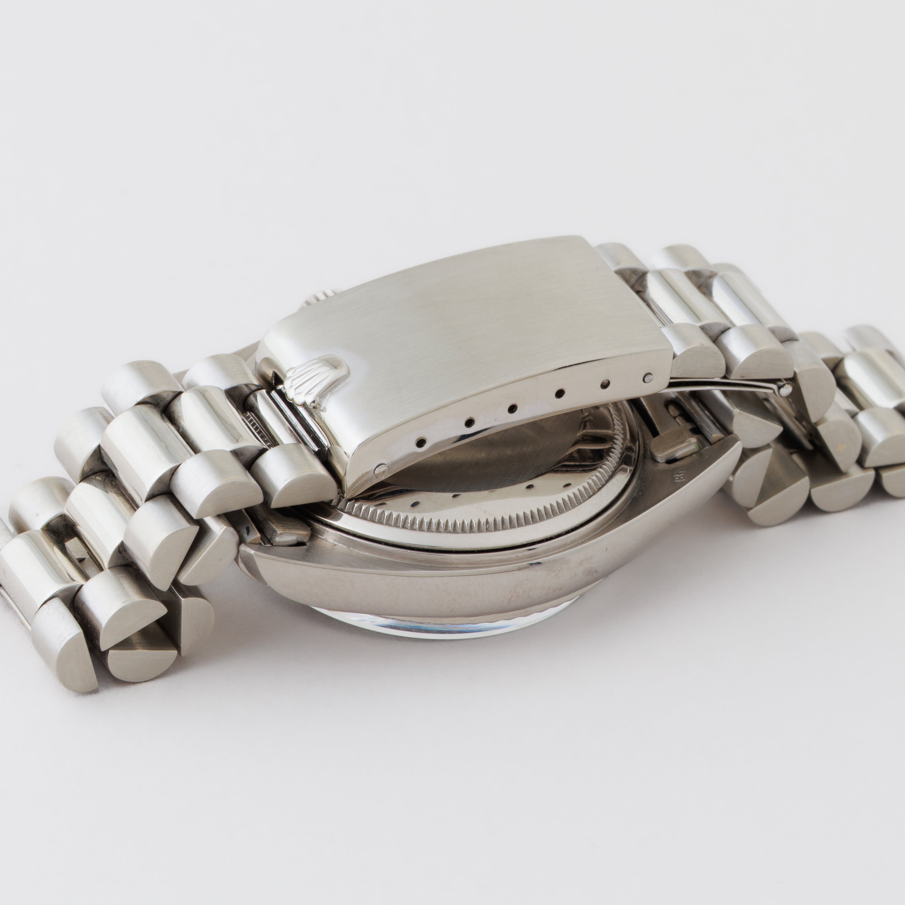 ロレックス 18金無垢ホワイトゴールドデイデイト 1972年製 Ref.1803 純正スイスブレス