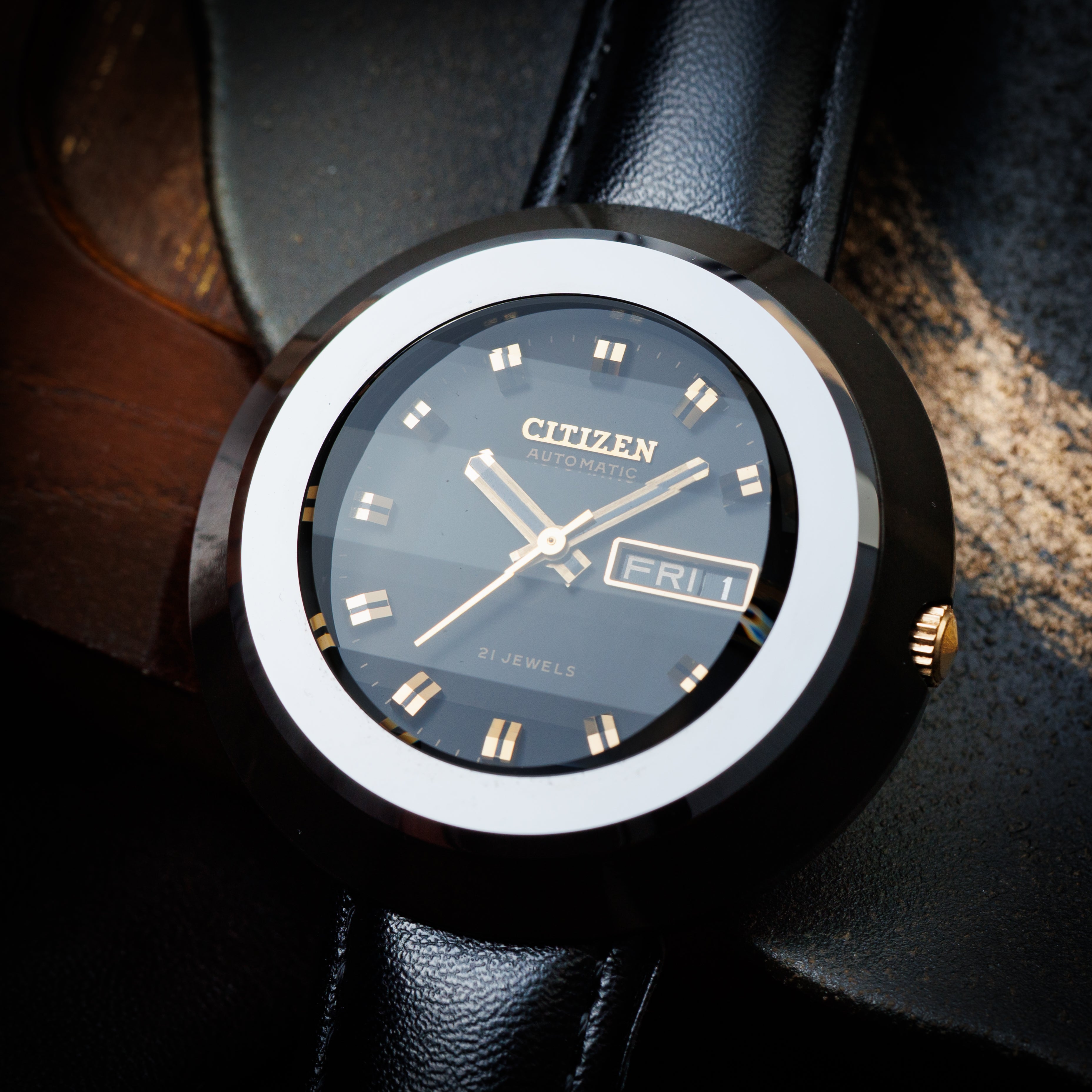 シチズン カスタムV2 1972年製 Ref.4-650972-K ブラッキーケース 純正尾錠付き