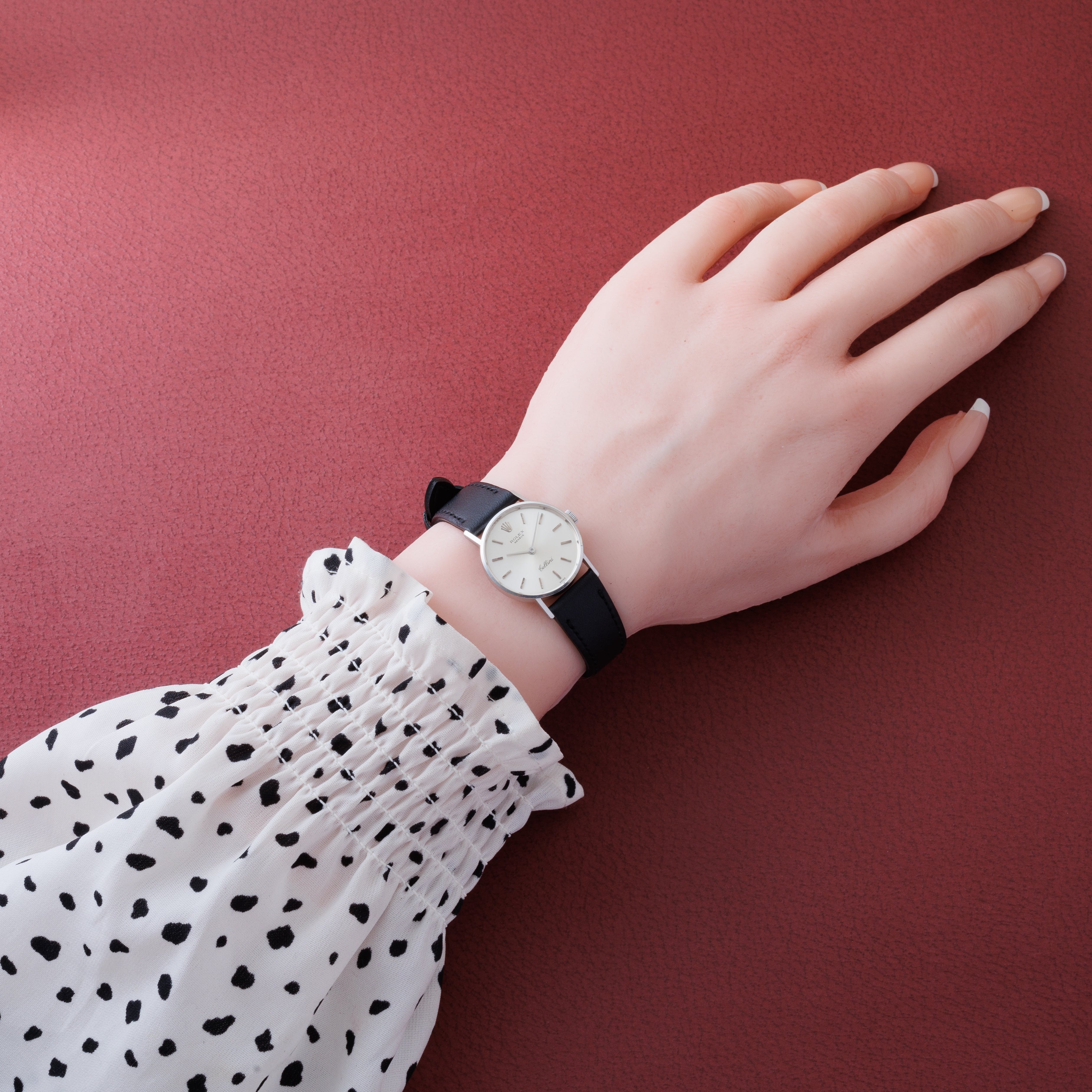 ロレックス チェリーニ レディース 1970年製 Ref.3810 18金ホワイトゴールド 純正尾錠付き