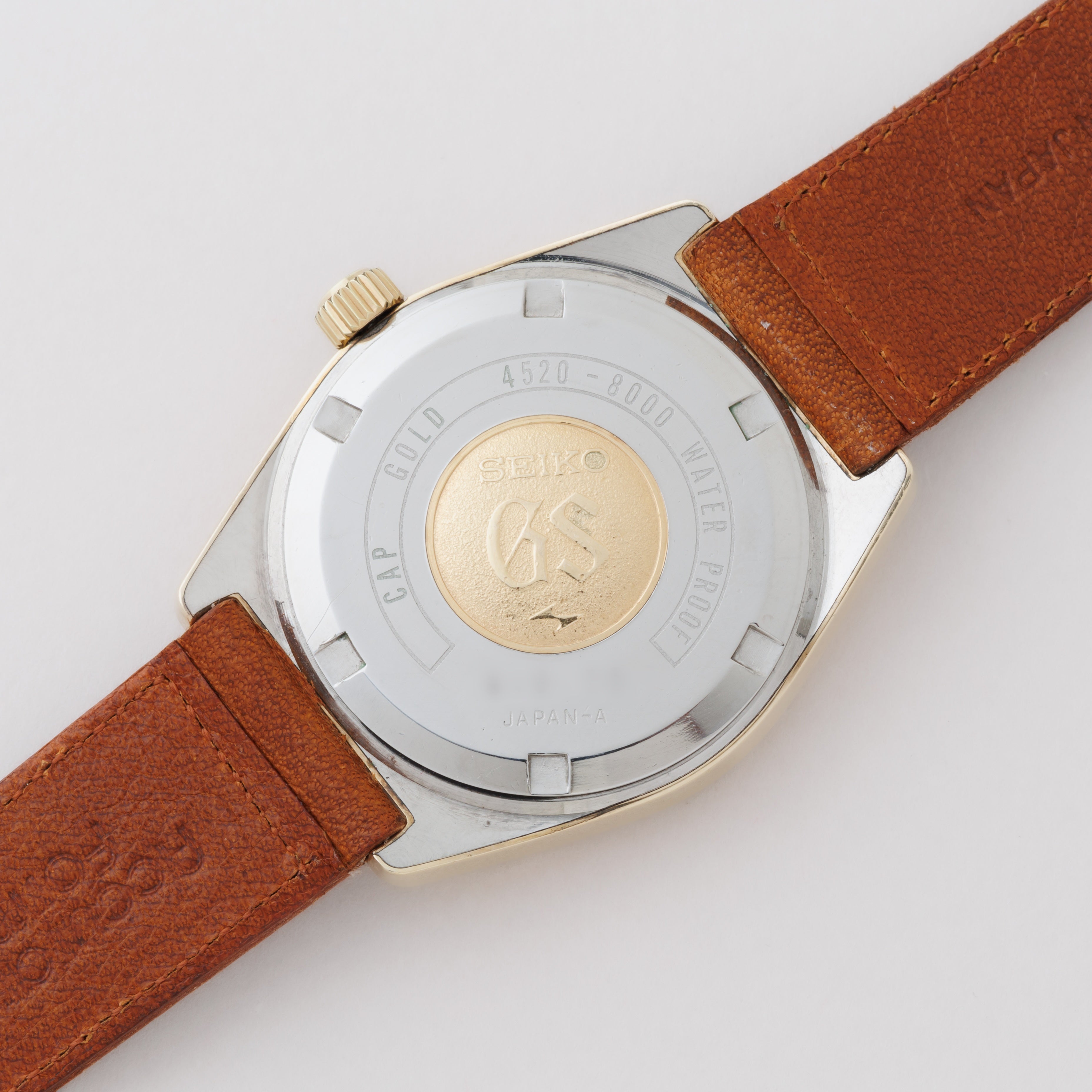 グランドセイコー 1969年製 Ref.4520-8000 CAPゴールド 45GS 10振動手巻き 純正尾錠付き