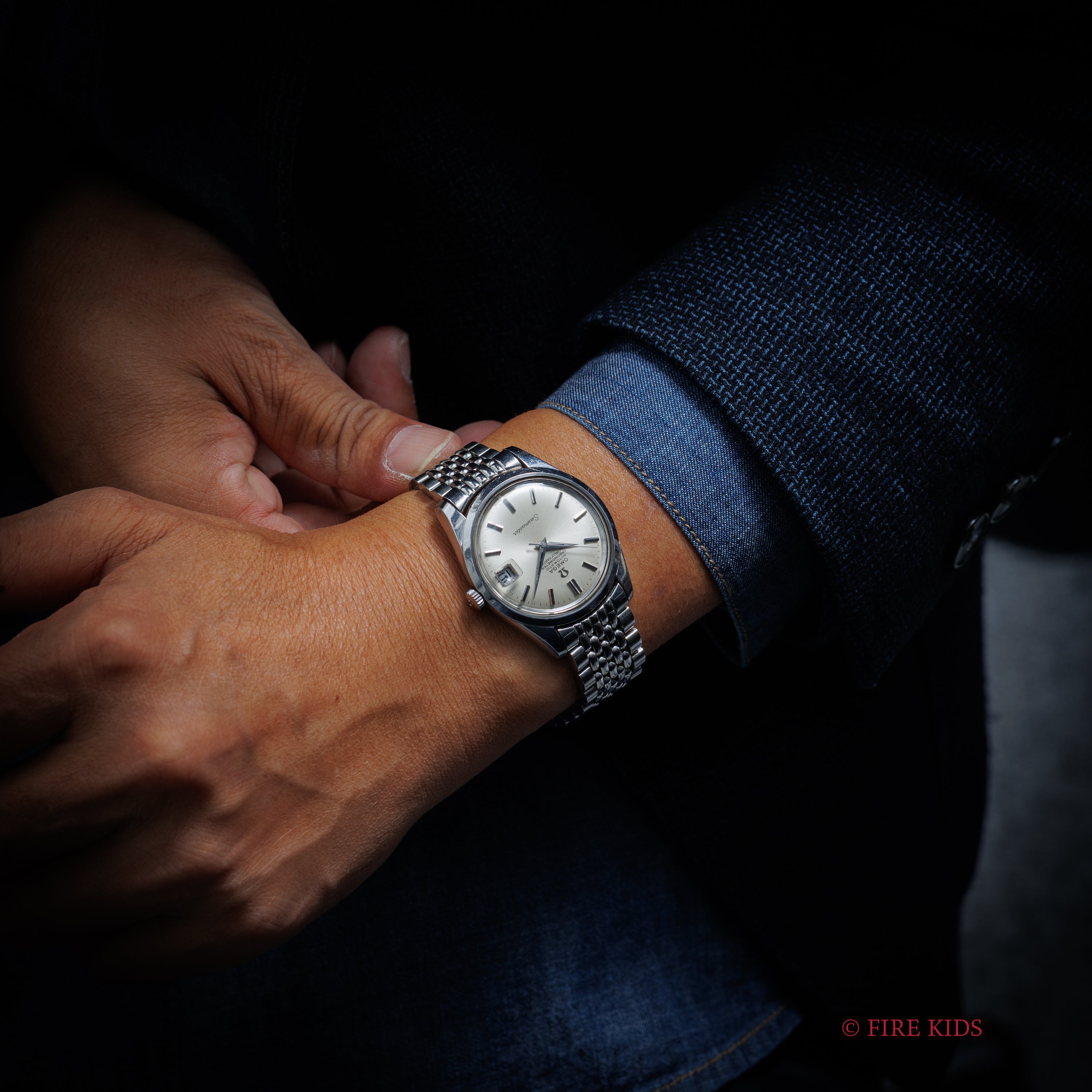 オメガ 1969年製 シーマスター クロノメーター自動巻き Cal.564 純正ライスブレス付き