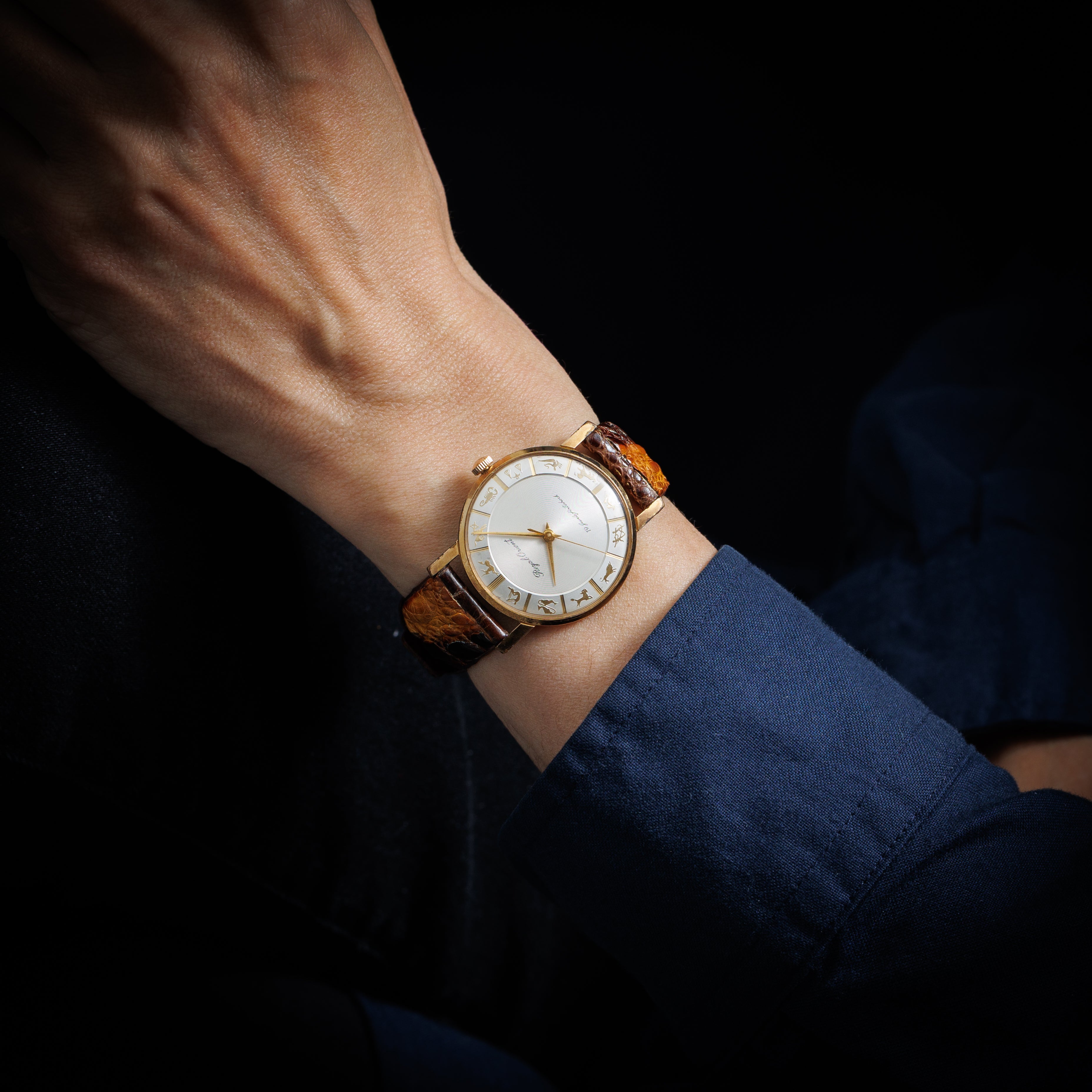 ロイヤルオリエント 星座文字盤 1960年代製 19石手巻き