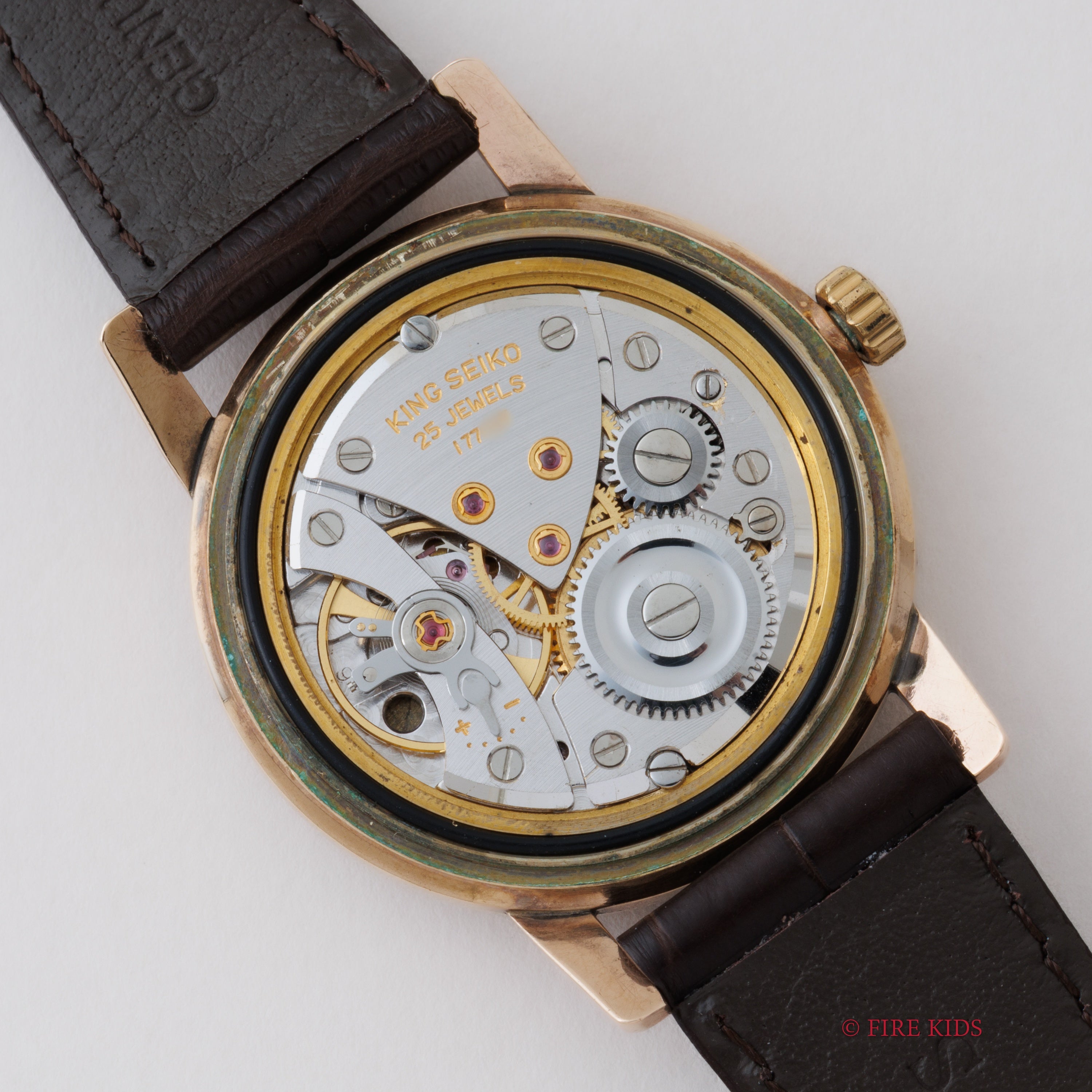 キングセイコーファーストモデル 1962年製 100ミクロン金張り Ref. J14102E KS SDダイヤル