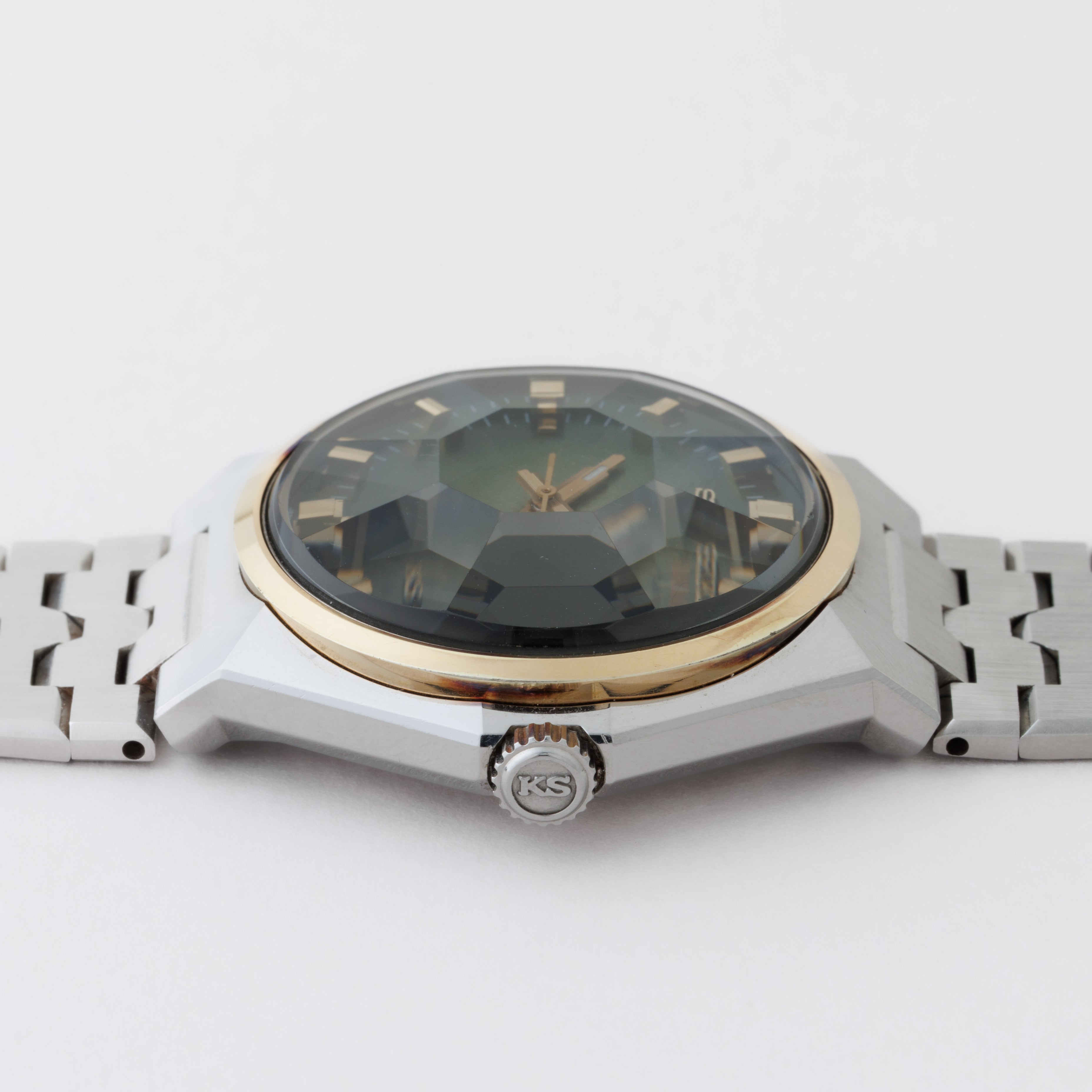 キングセイコー バナック 1973年製 Ref.5626-7180 グリーンダイヤル カットガラス ハイビート自動巻