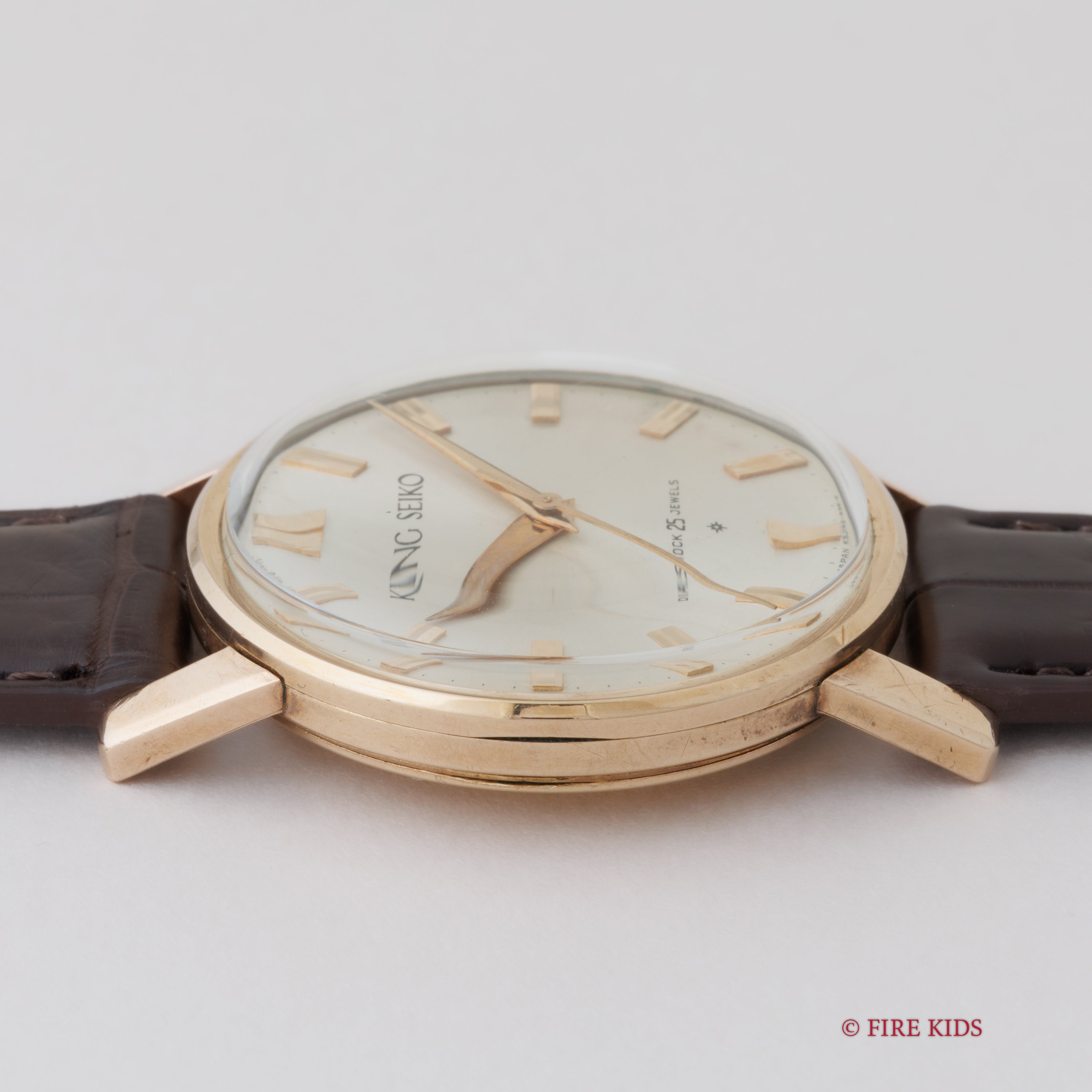 キングセイコーファーストモデル 1962年製 100ミクロン金張り Ref. J14102E KS SDダイヤル