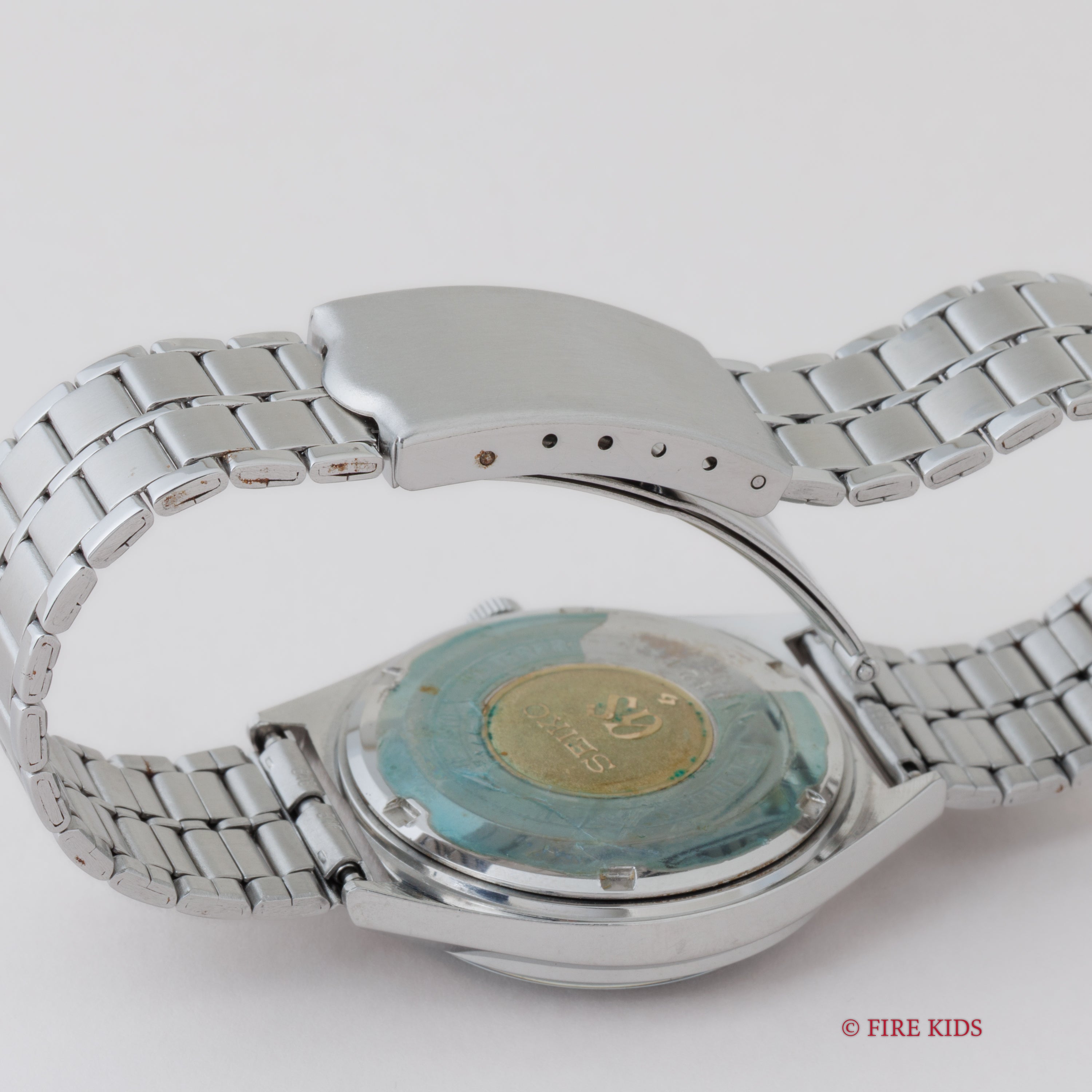 グランドセイコー 1971年製 Ref.5646 -7010 56GS デイデイト ハイビート自動巻き アイボリー ダイヤル 社外ブレス