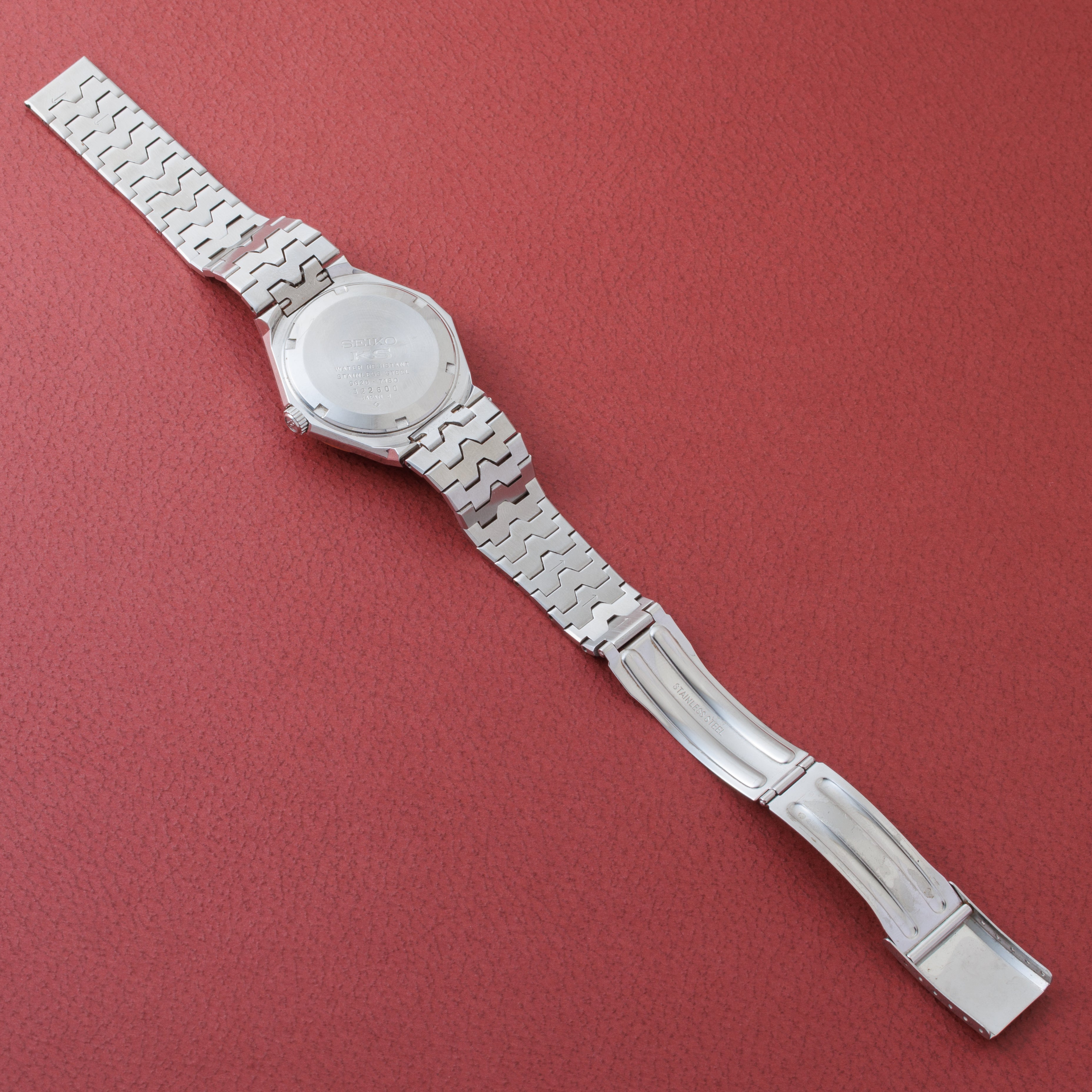 キングセイコー バナック 1973年製 Ref.5626-7180 グリーンダイヤル カットガラス ハイビート自動巻