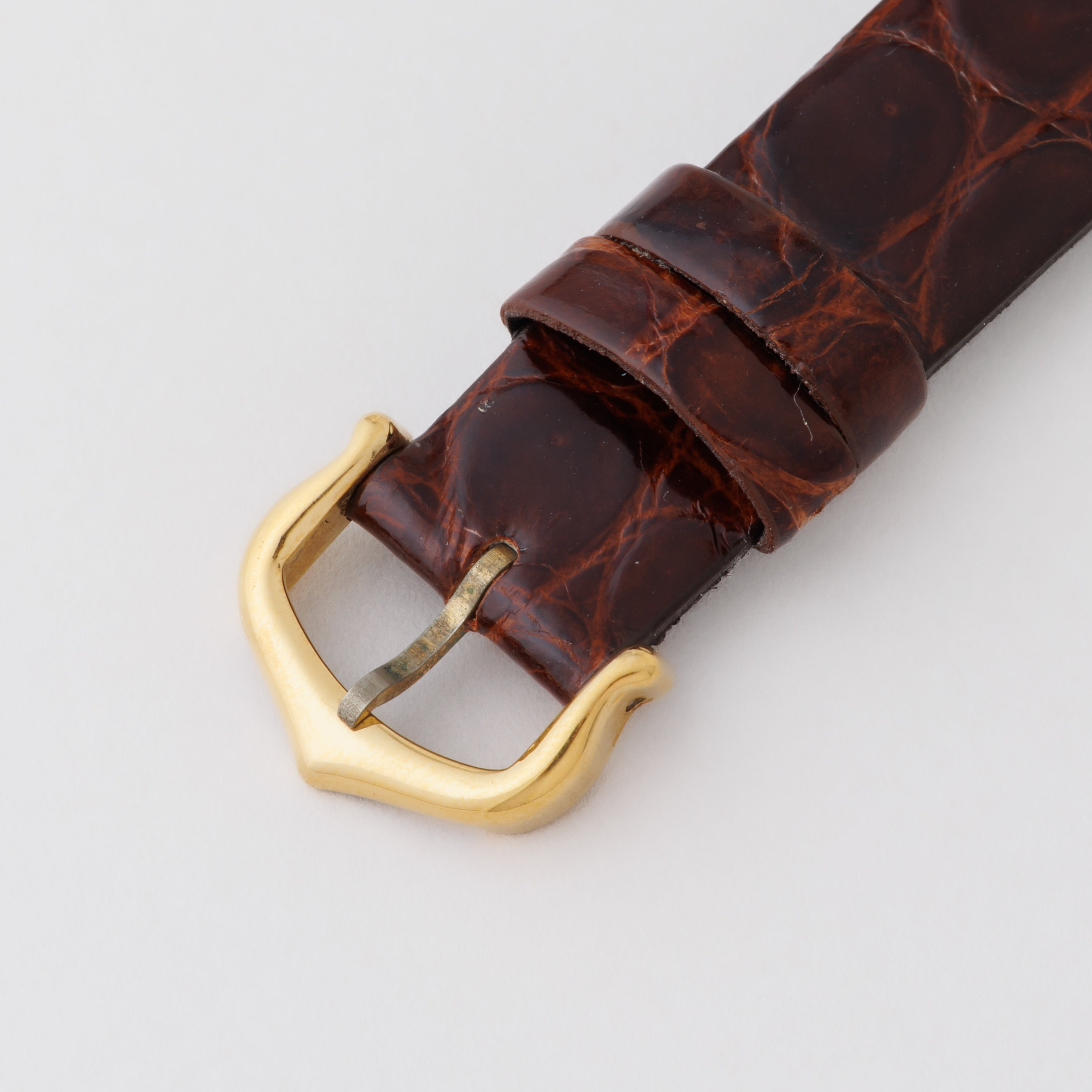 カルティエ マストタンク LM アイボリー ローマン 手巻き 1980年代製 純正尾錠付き