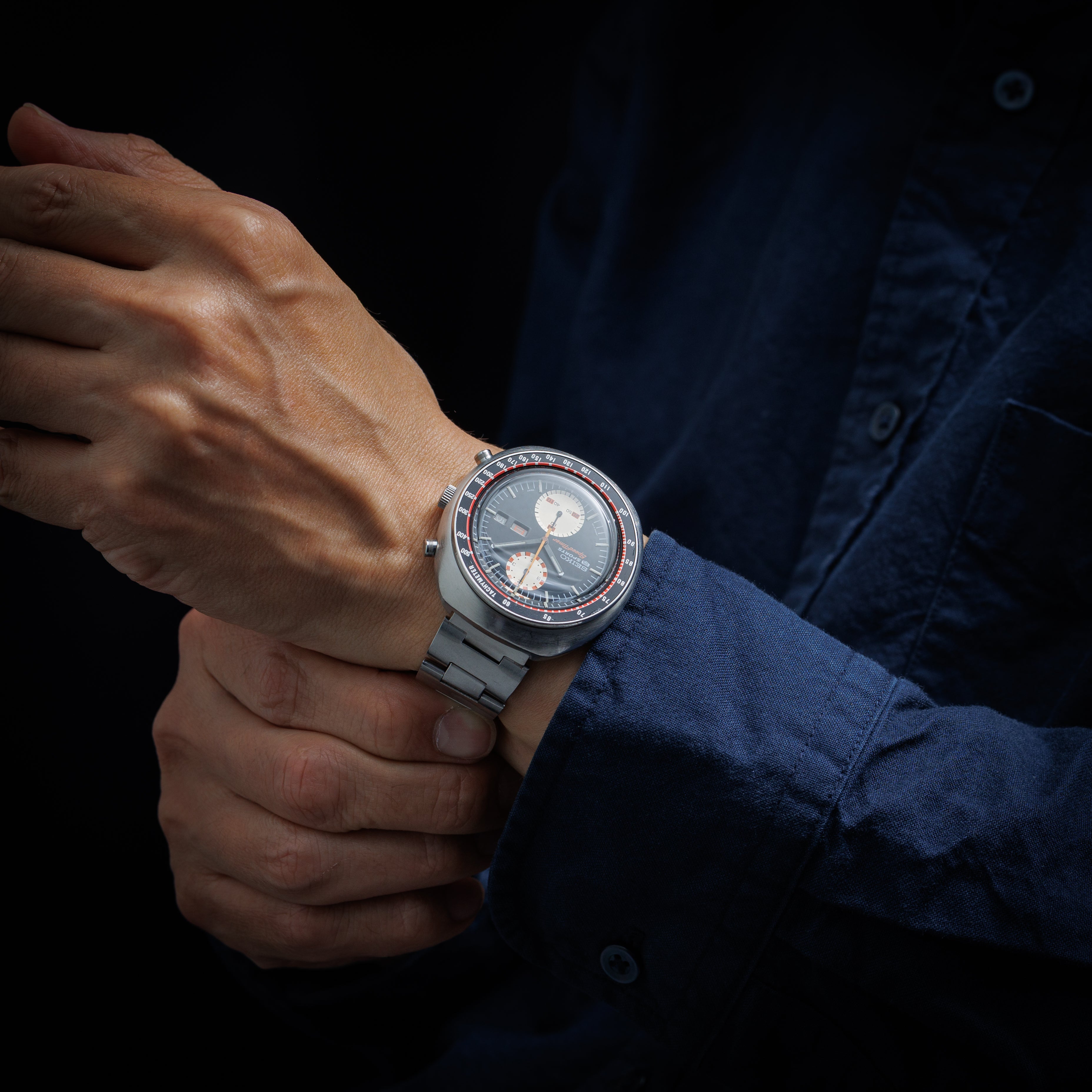 セイコー 1971年製 5スポーツ スピードタイマー UFO Ref.6138-0011 自動巻クロノグラフ