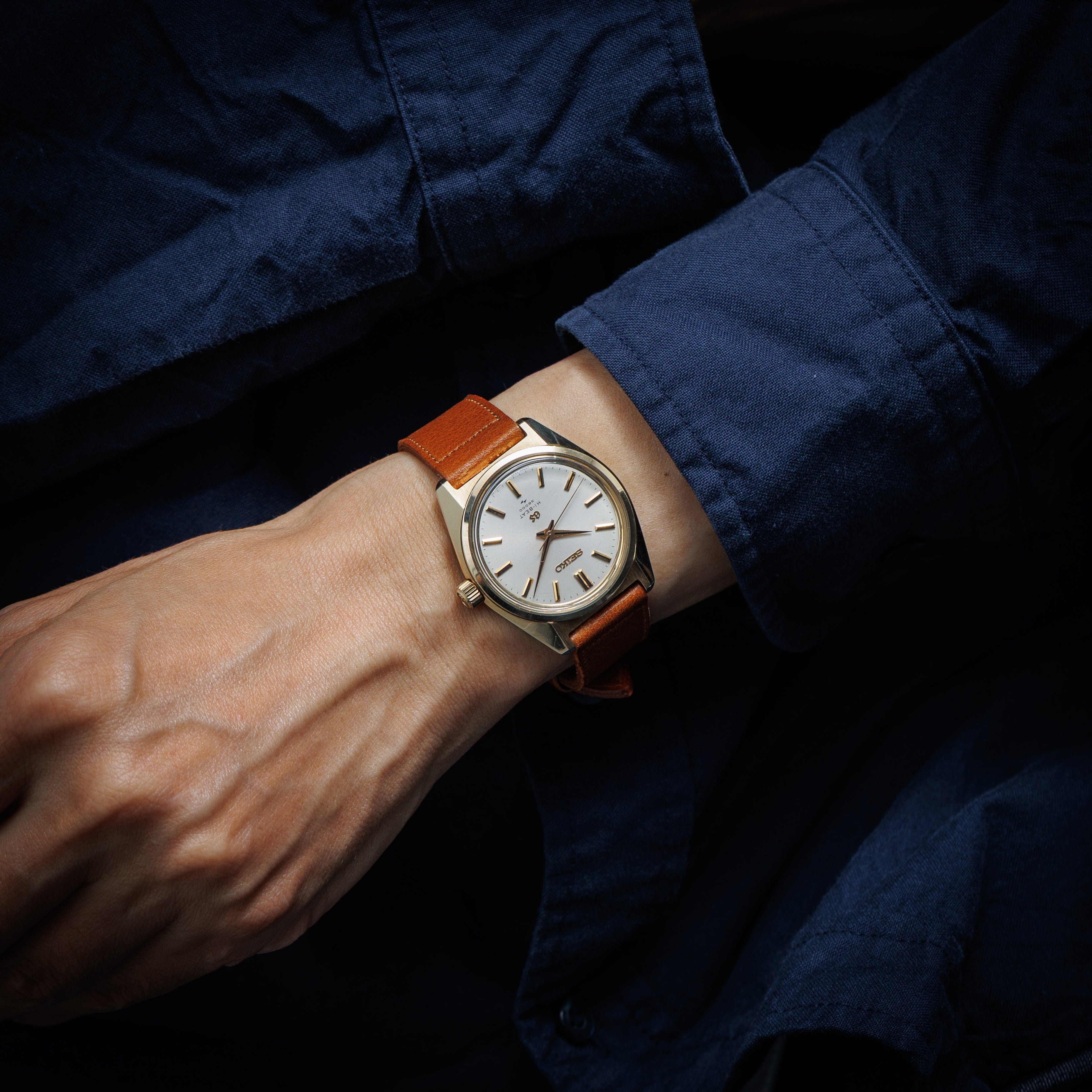 グランドセイコー 1969年製 Ref.4520-8000 CAPゴールド 45GS 10振動手巻き 純正尾錠付き