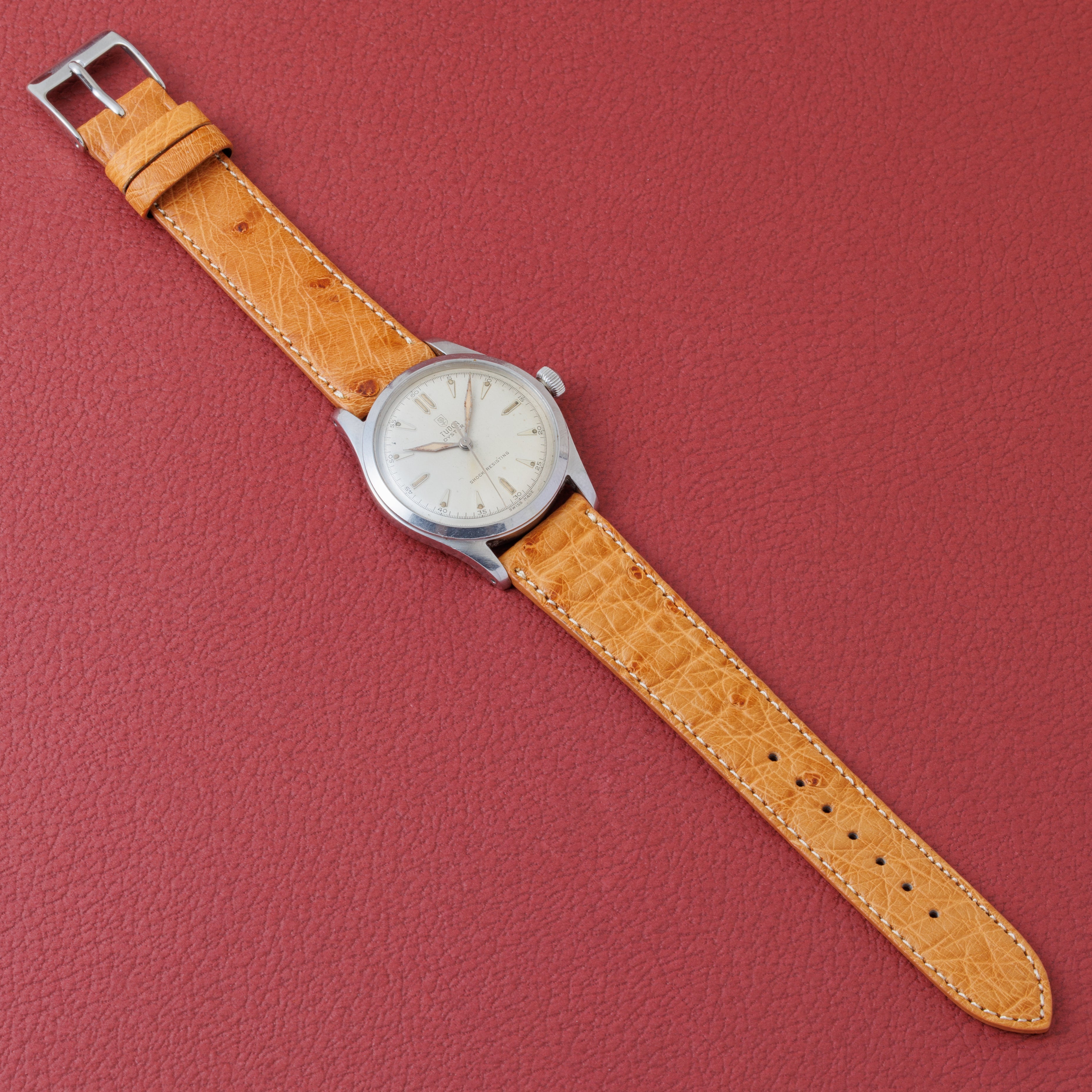 チューダー 盾薔薇オイスター 1950年代前半製 手巻 ローザンジュ針