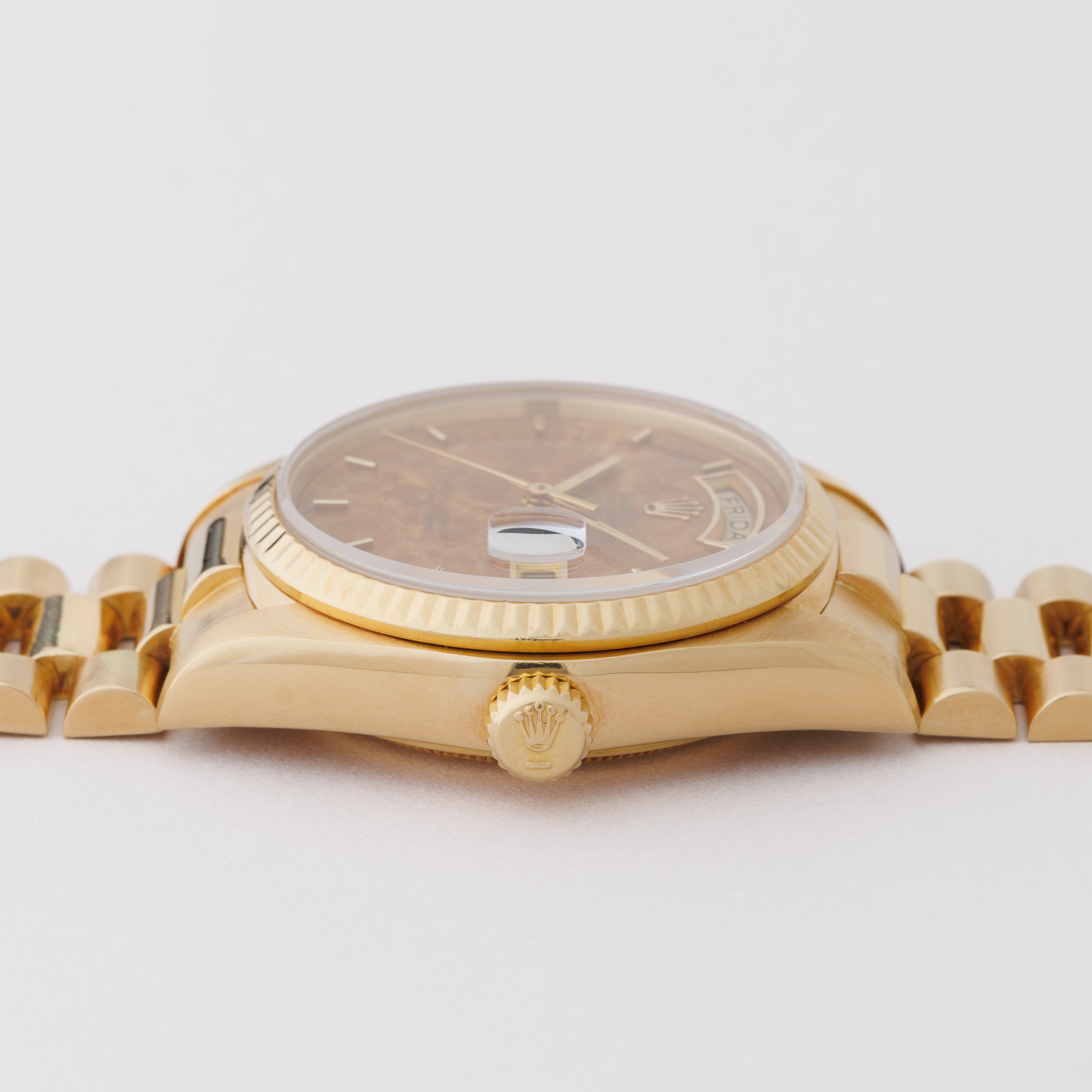 ロレックス デイデイト 1981年製 Ref.18038 ウォールナットダイヤル