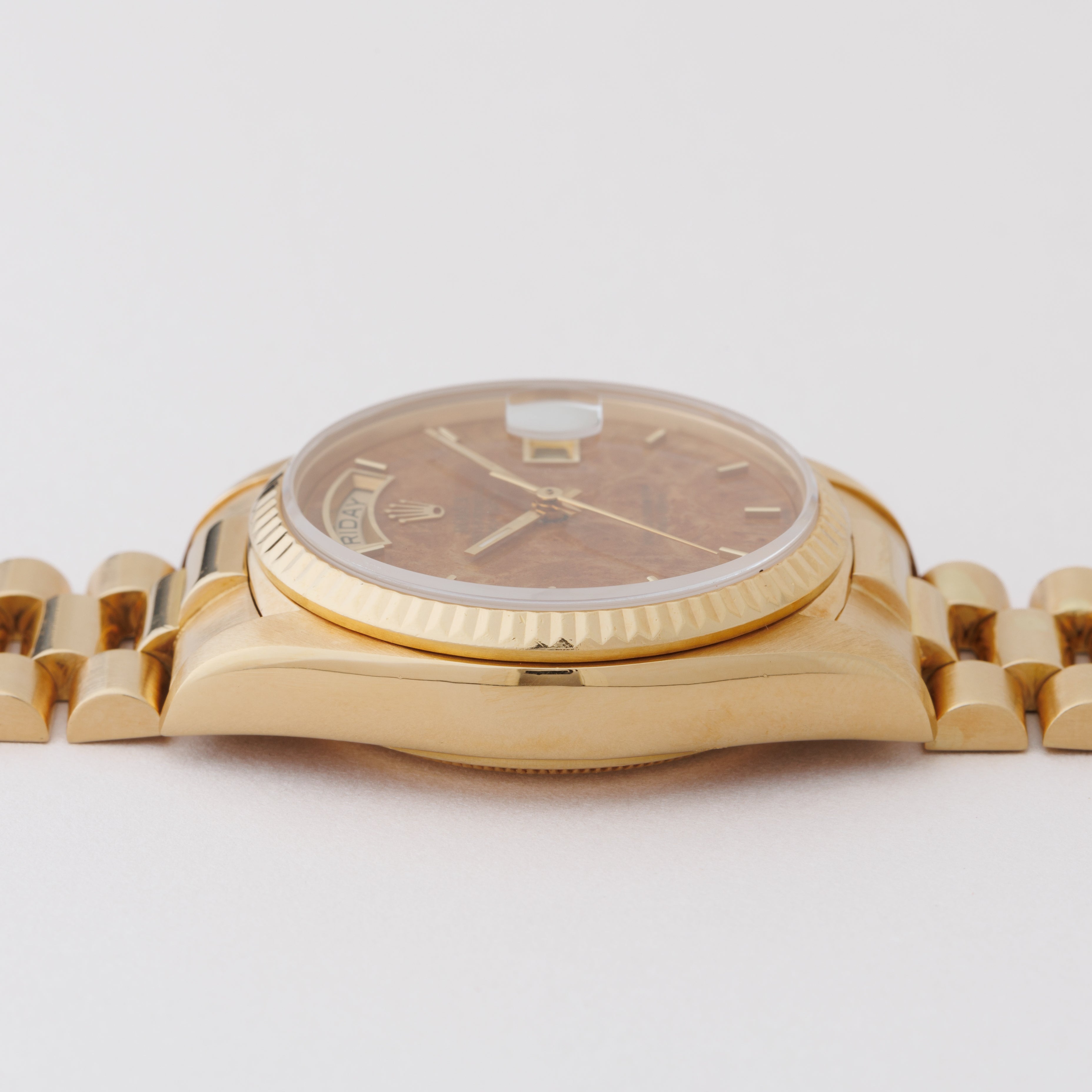 ロレックス デイデイト 1981年製 Ref.18038 ウォールナットダイヤル