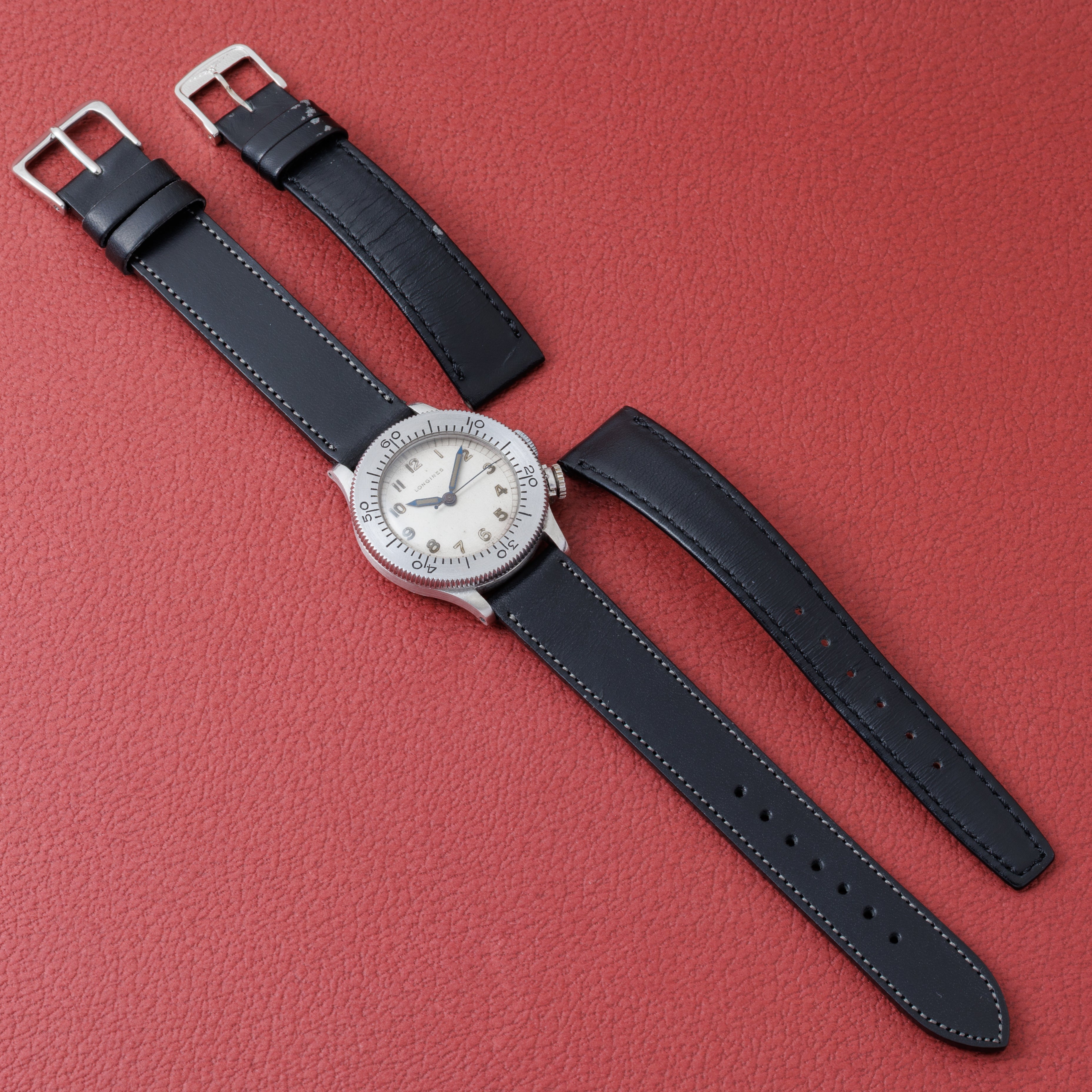 ロンジン ウィームス 1940年代前半製 手巻き Cal.12L パイロットウオッチ