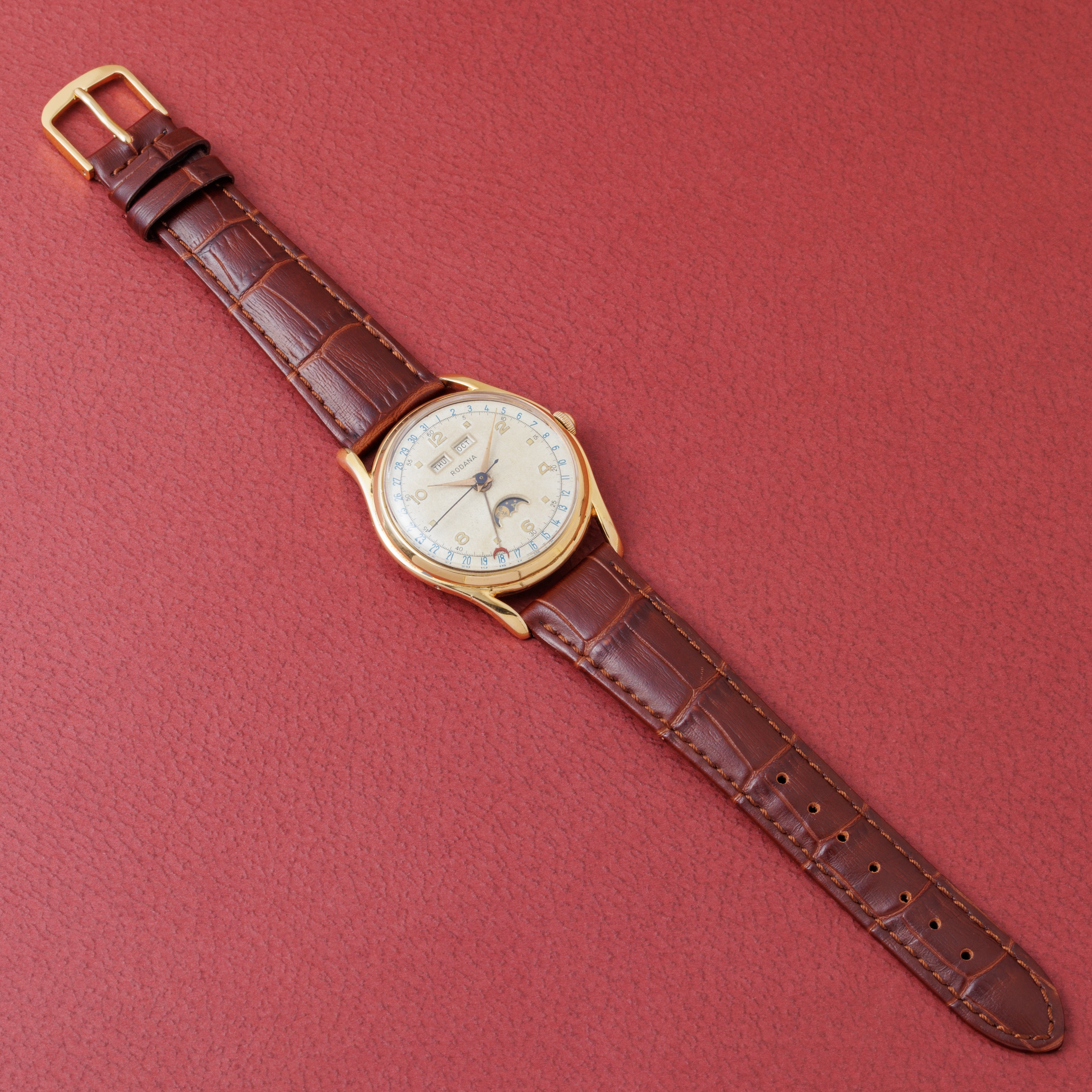 RODANA トリプルカレンダームーンフェイズ 1950年代製 手巻 ヴィーナス206