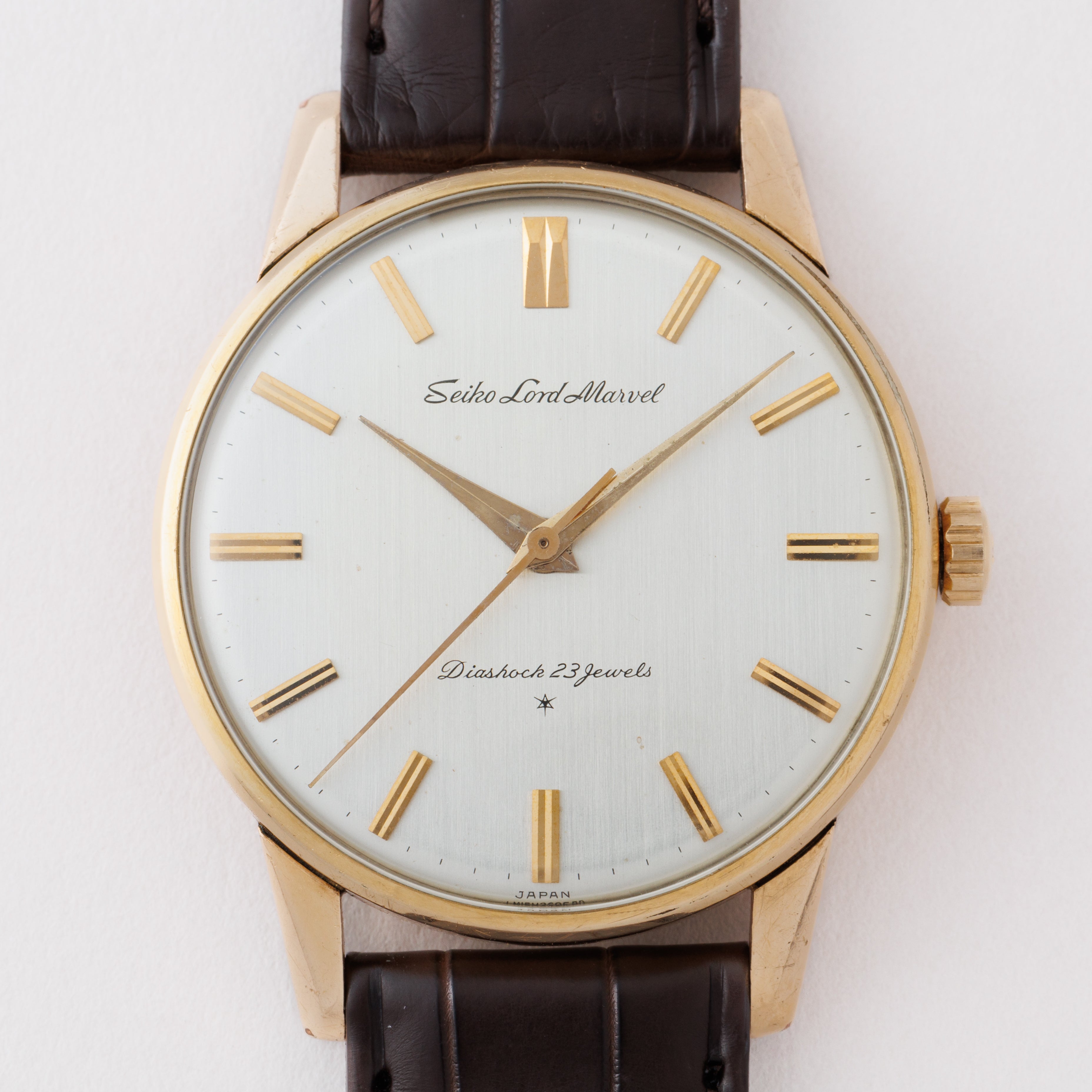 セイコー ロードマーベル 1963年製 Ref.15023E LM 14金張り ADダイヤル