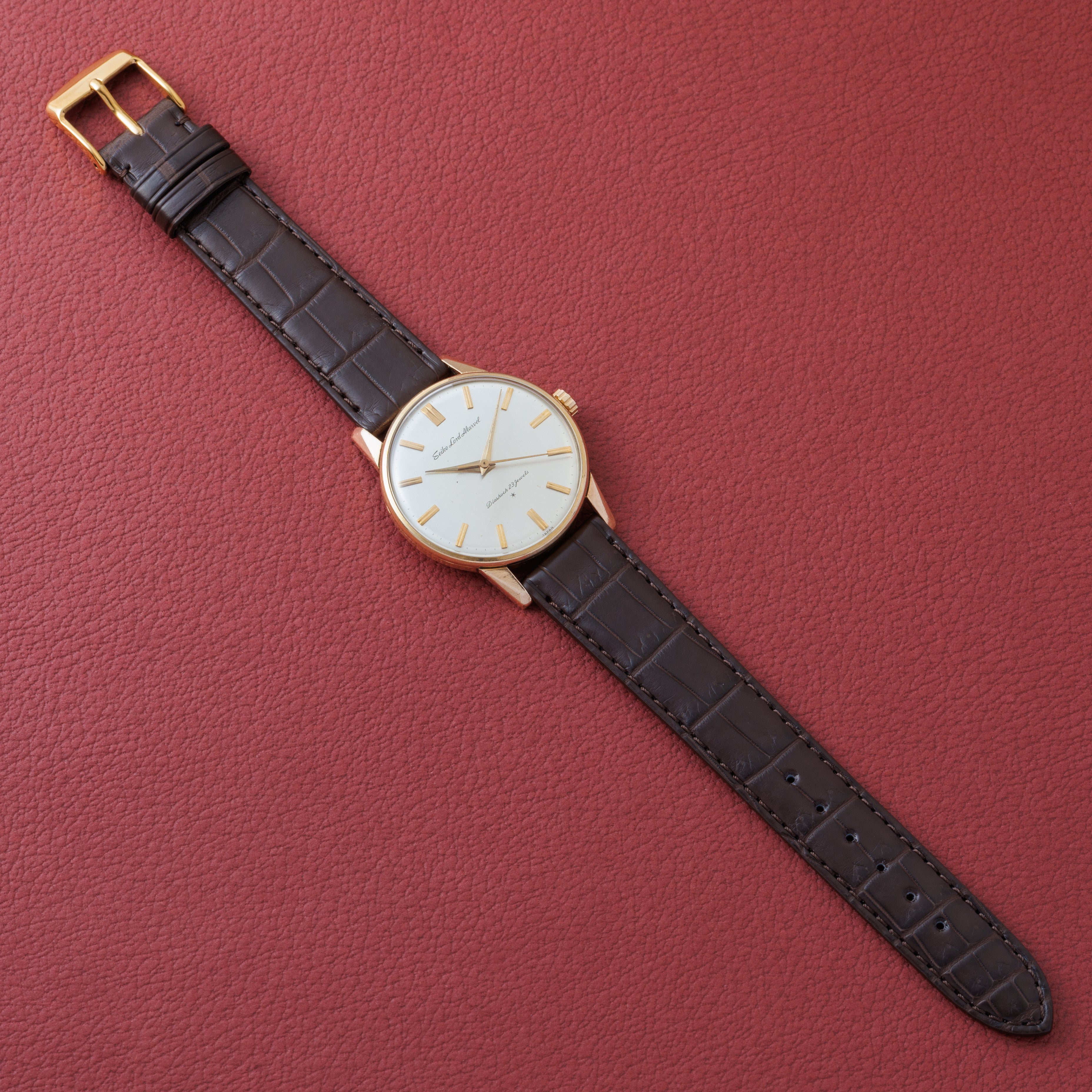 セイコー ロードマーベル 1963年製 Ref.15023E LM 14金張り ADダイヤル