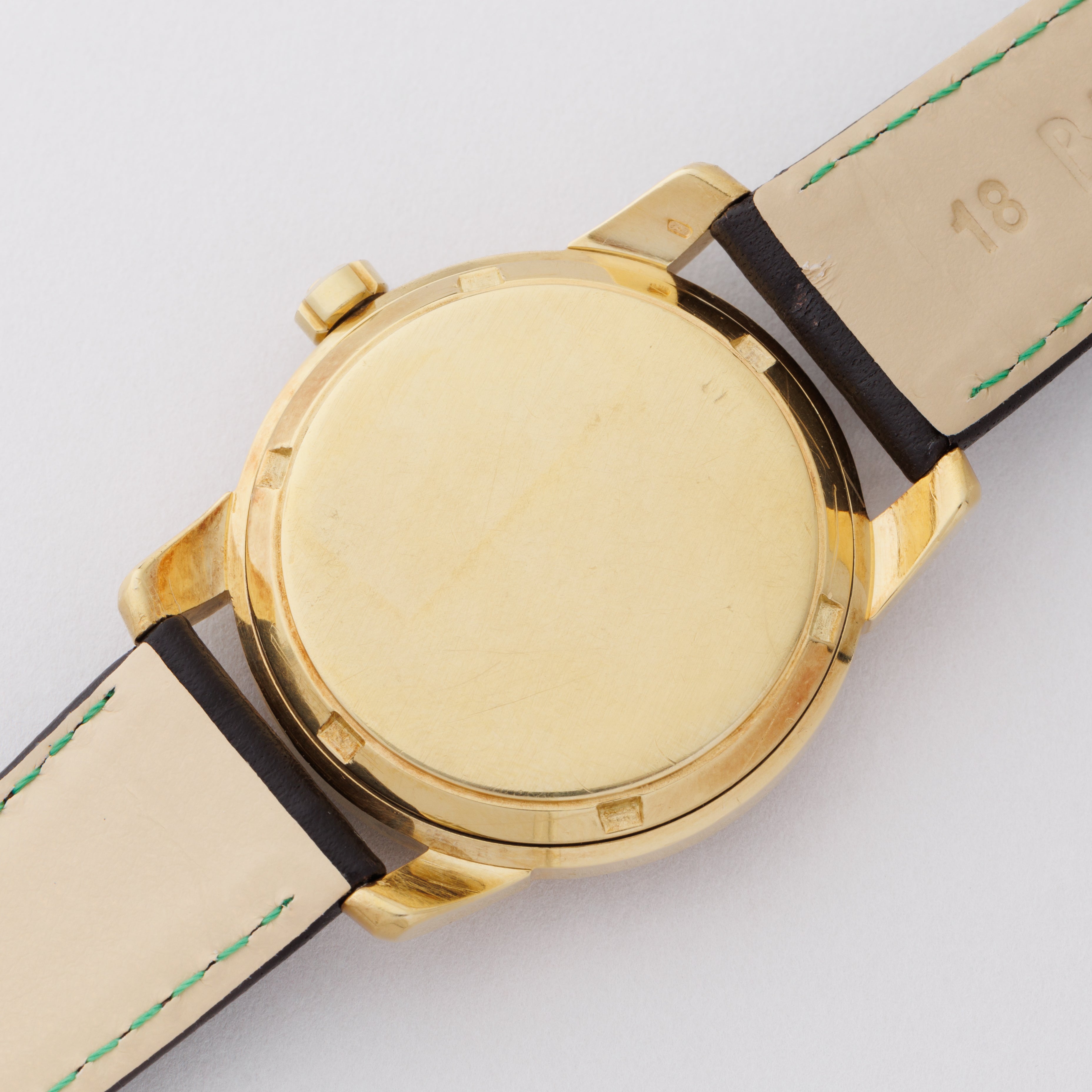 オメガ シーマスター ハーフローター 1954年製 Ref.2577SC 18金イエローゴールド 純正尾錠付き
