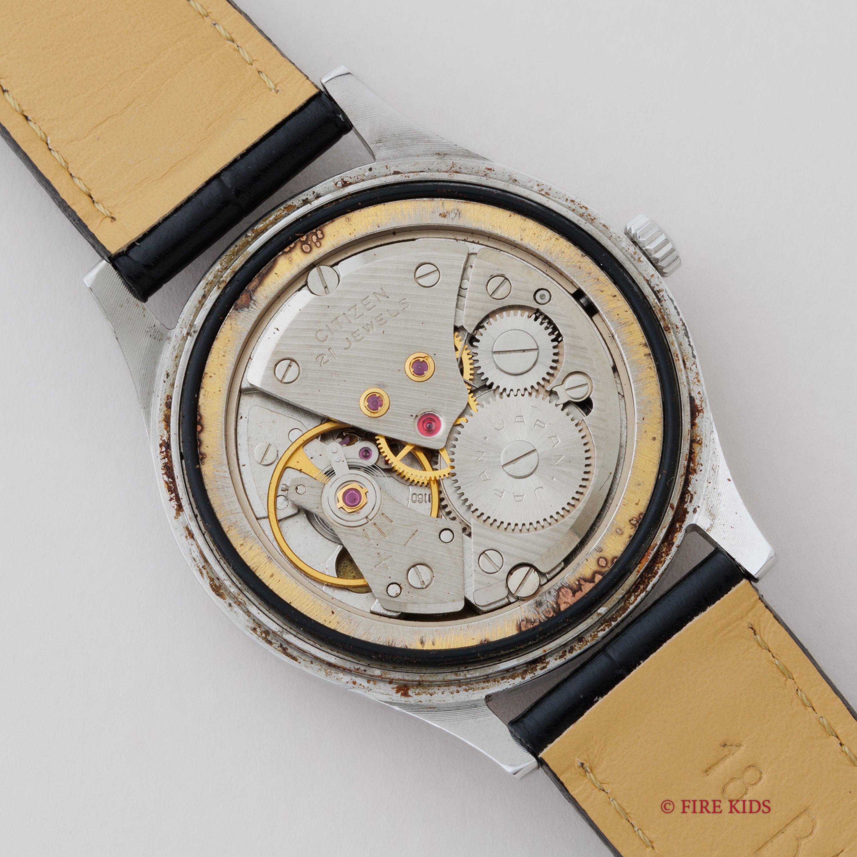 シチズン ホーマー 国鉄 1975年製 鉄道時計 手巻き 秒針規制装置 昭和50年