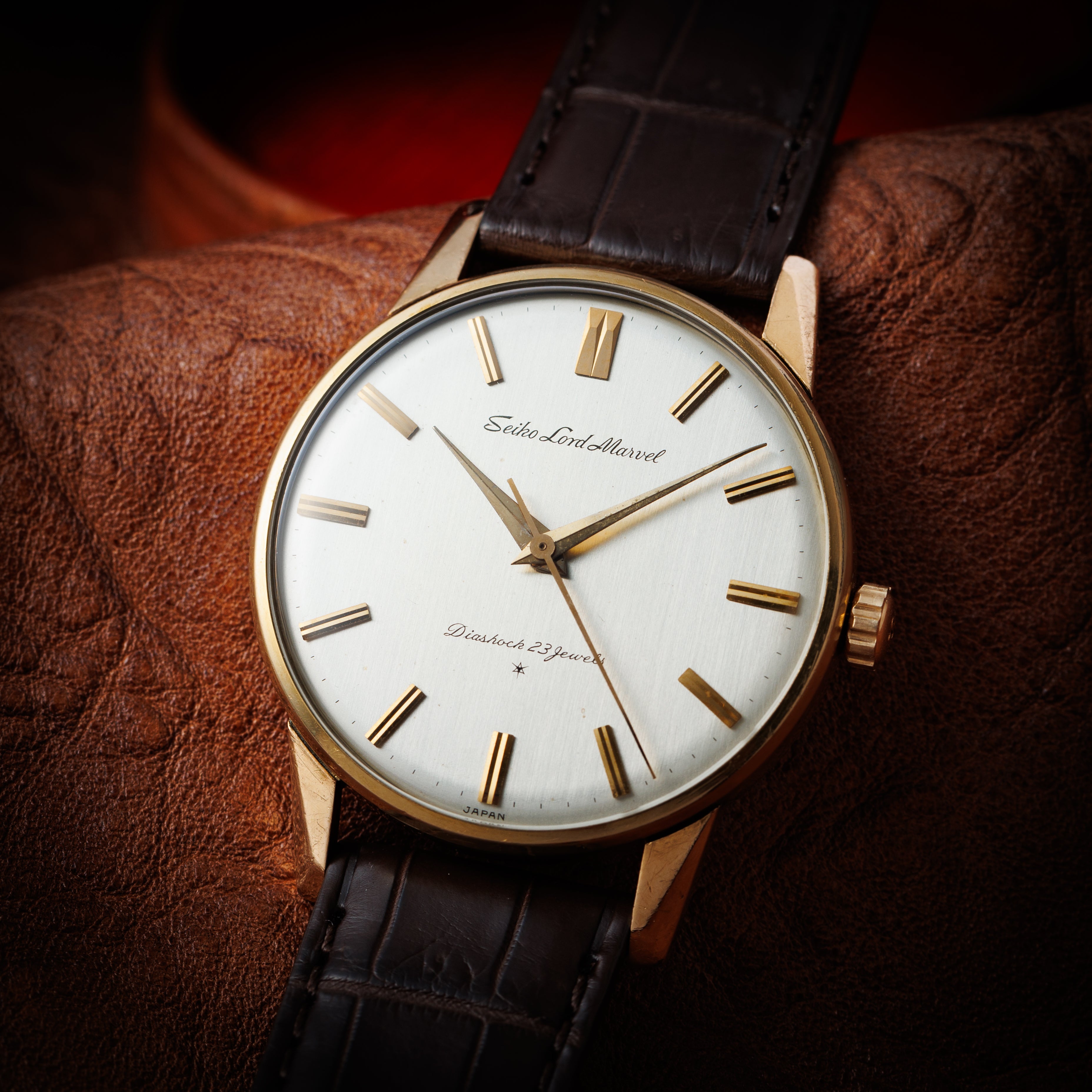 セイコー ロードマーベル 1963年製 Ref.15023E LM 14金張り ADダイヤル