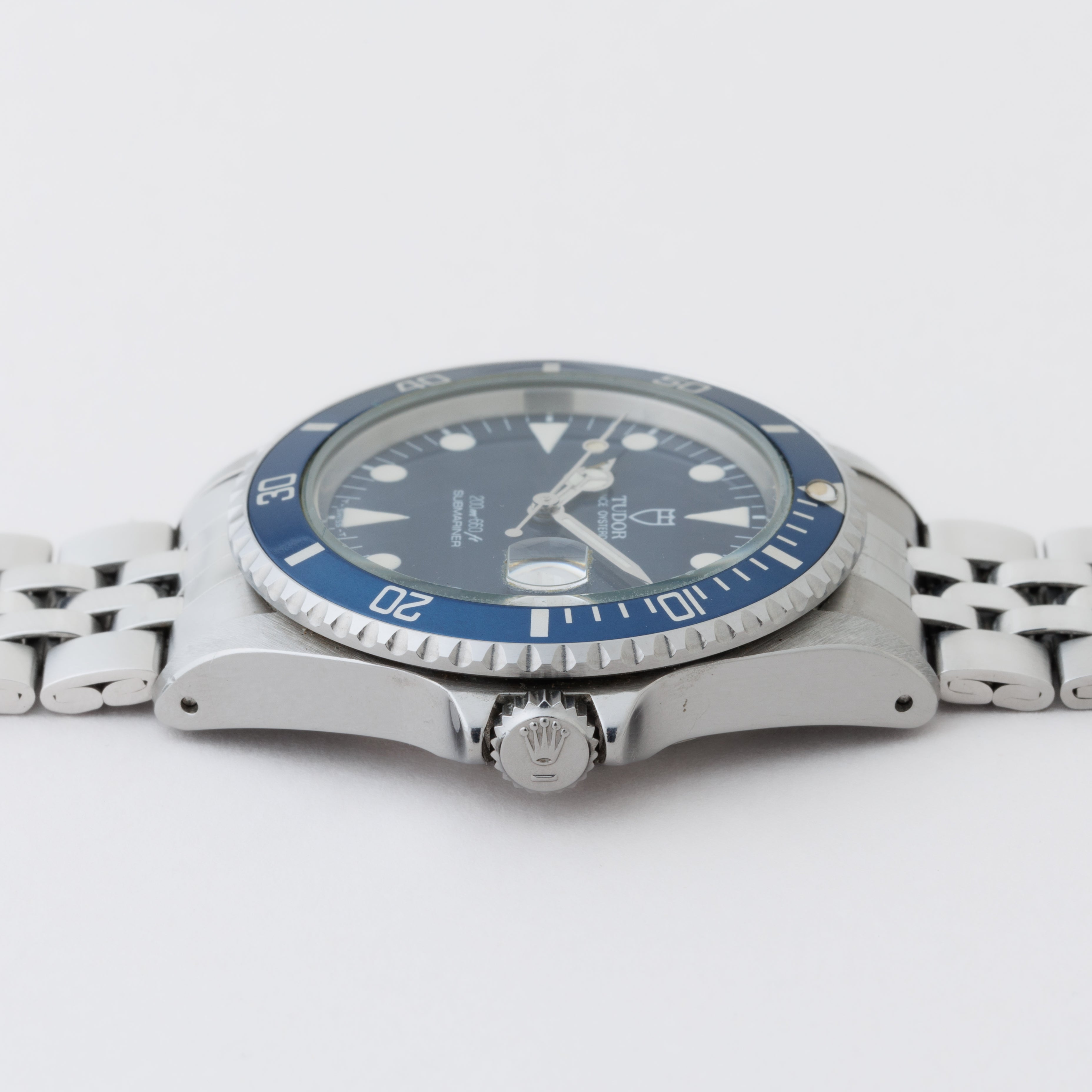 TUDOR 1988年製 サブマリーナ Ref.76000 ブルー 36㎜ミッドサイズ 純正ブレス付き 箱付き