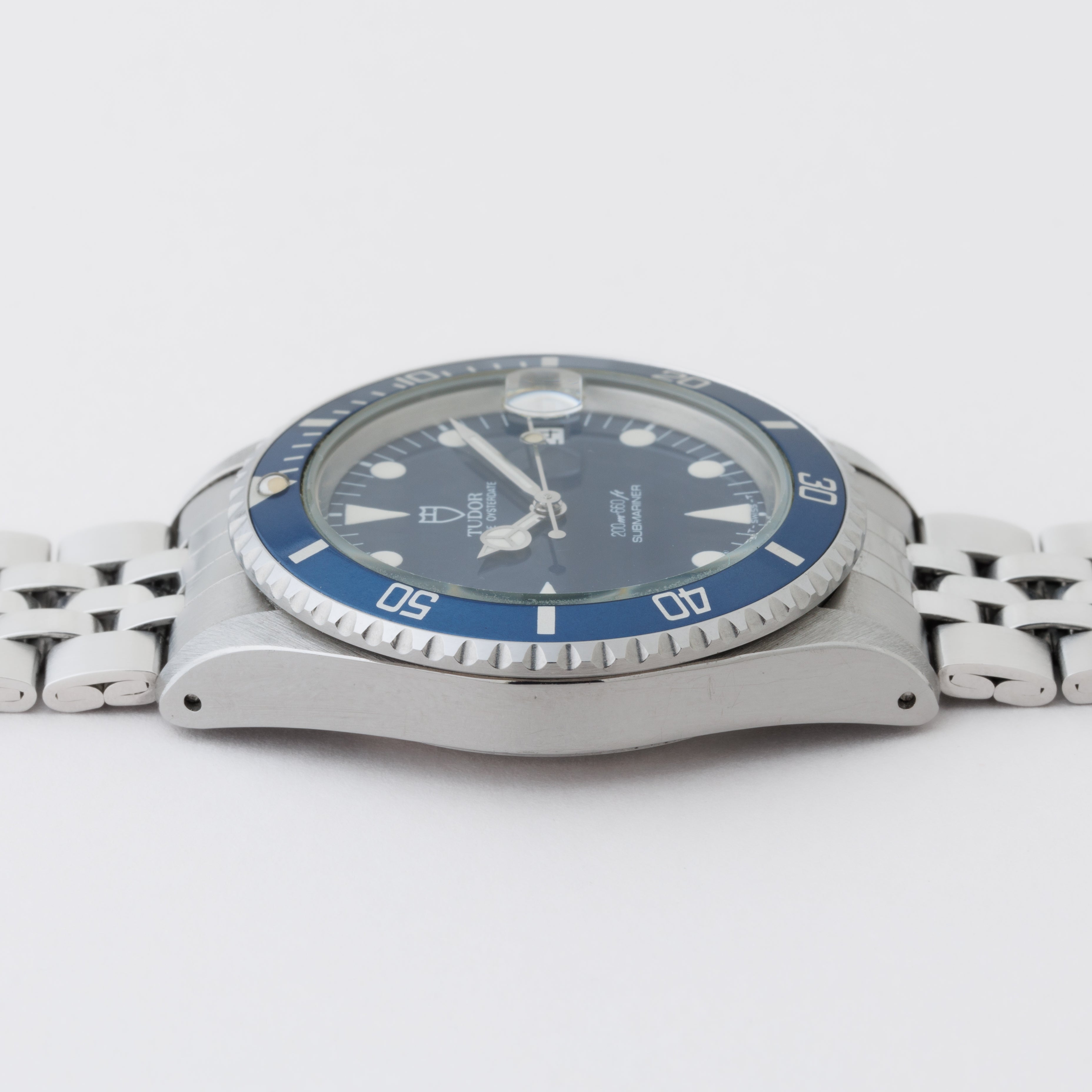 TUDOR 1988年製 サブマリーナ Ref.76000 ブルー 36㎜ミッドサイズ 純正ブレス付き 箱付き