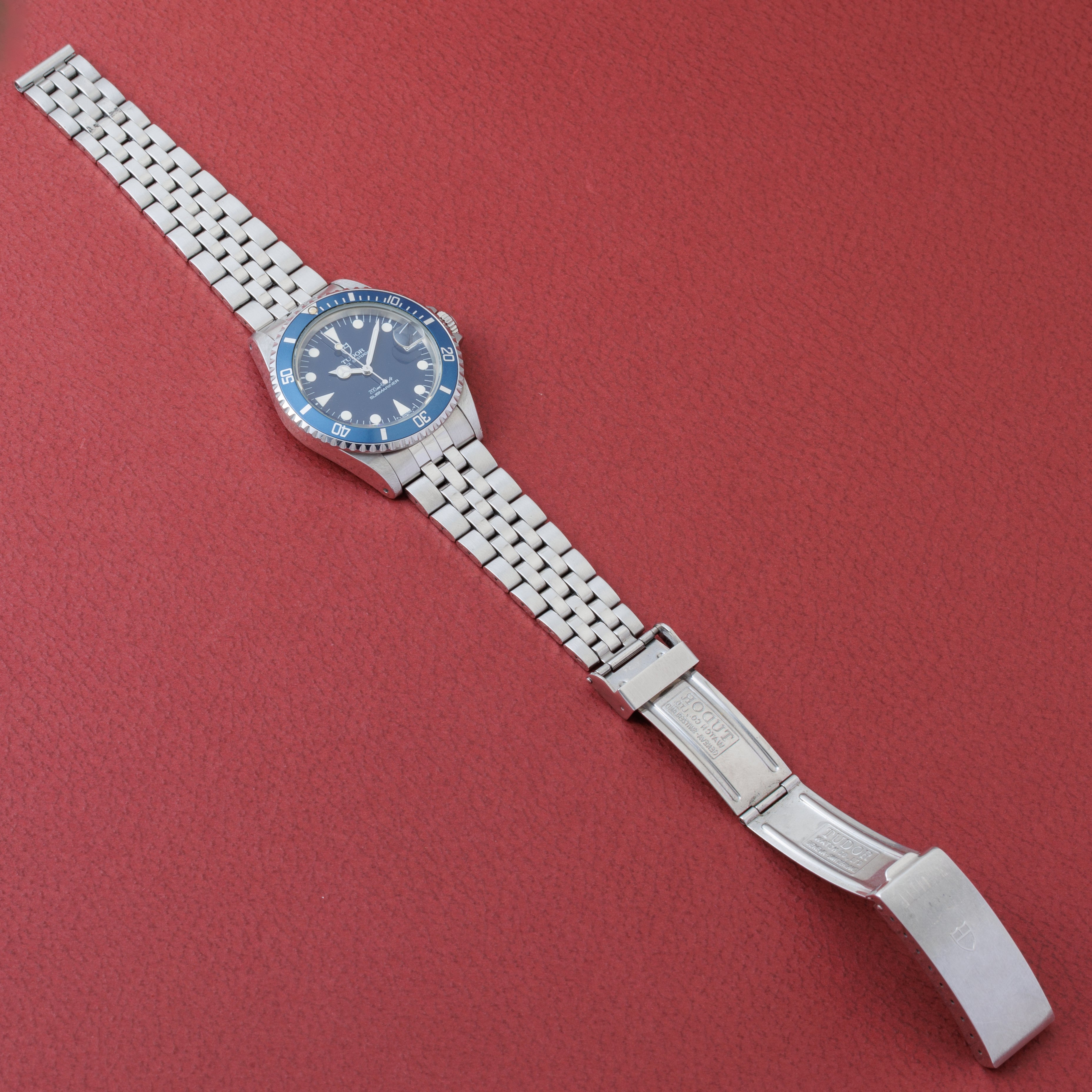 TUDOR 1988年製 サブマリーナ Ref.76000 ブルー 36㎜ミッドサイズ 純正ブレス付き 箱付き