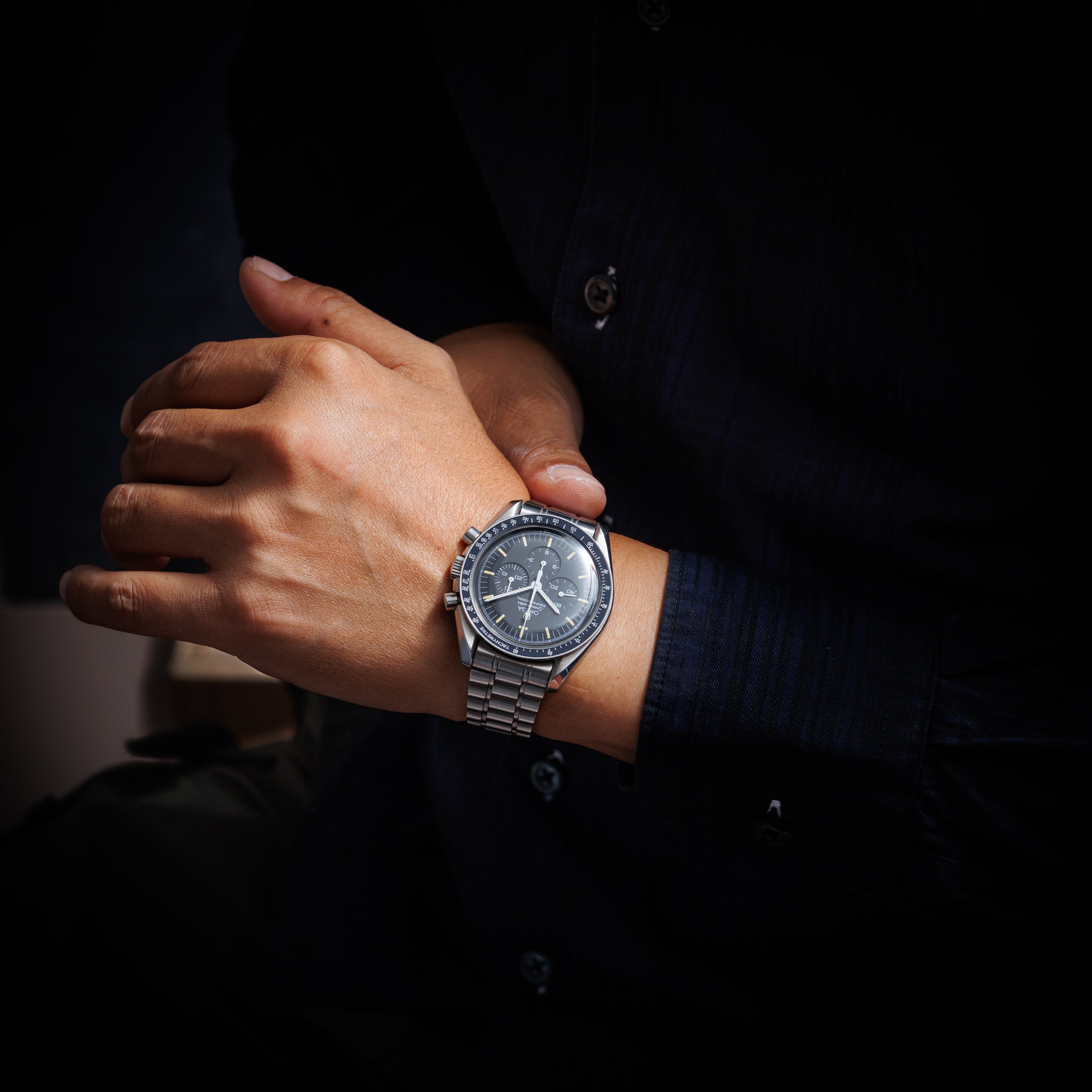 オメガ スピードマスター プロフェッショナル 1992年製 Ref.3590.50 Cal.861 ギャラ、冊子、タグ付き