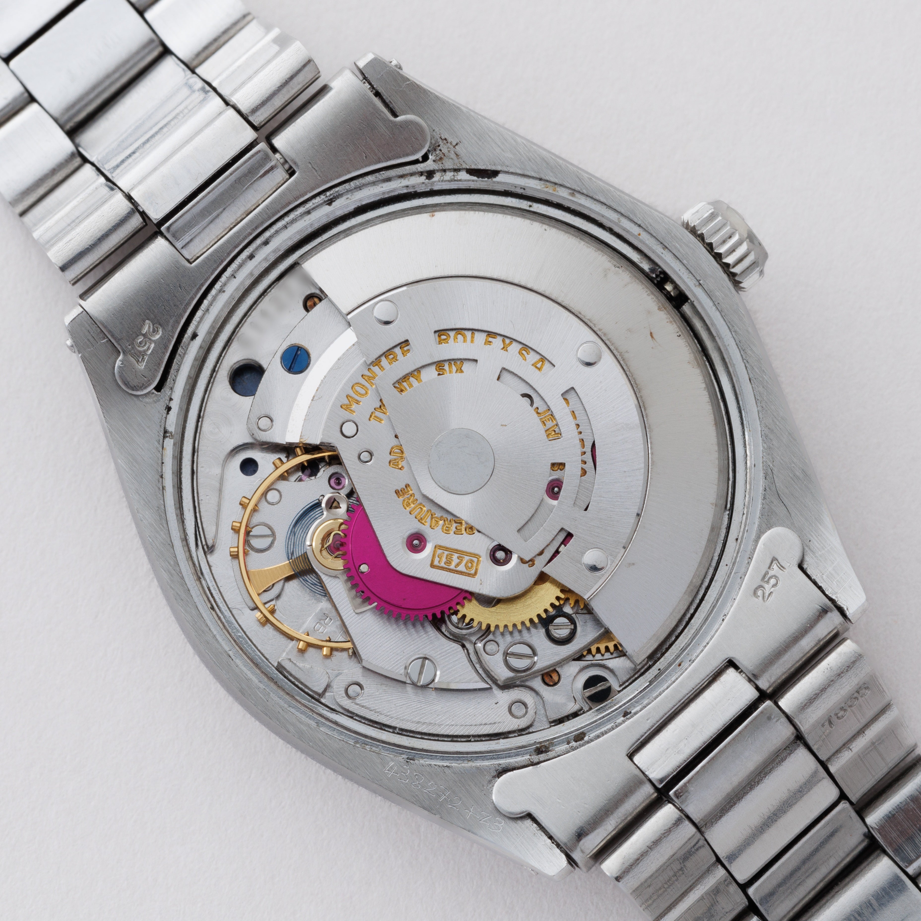 ロレックス オイスターパーペチュアル 1969年製 Ref.1002 ブルーブリックダイヤル