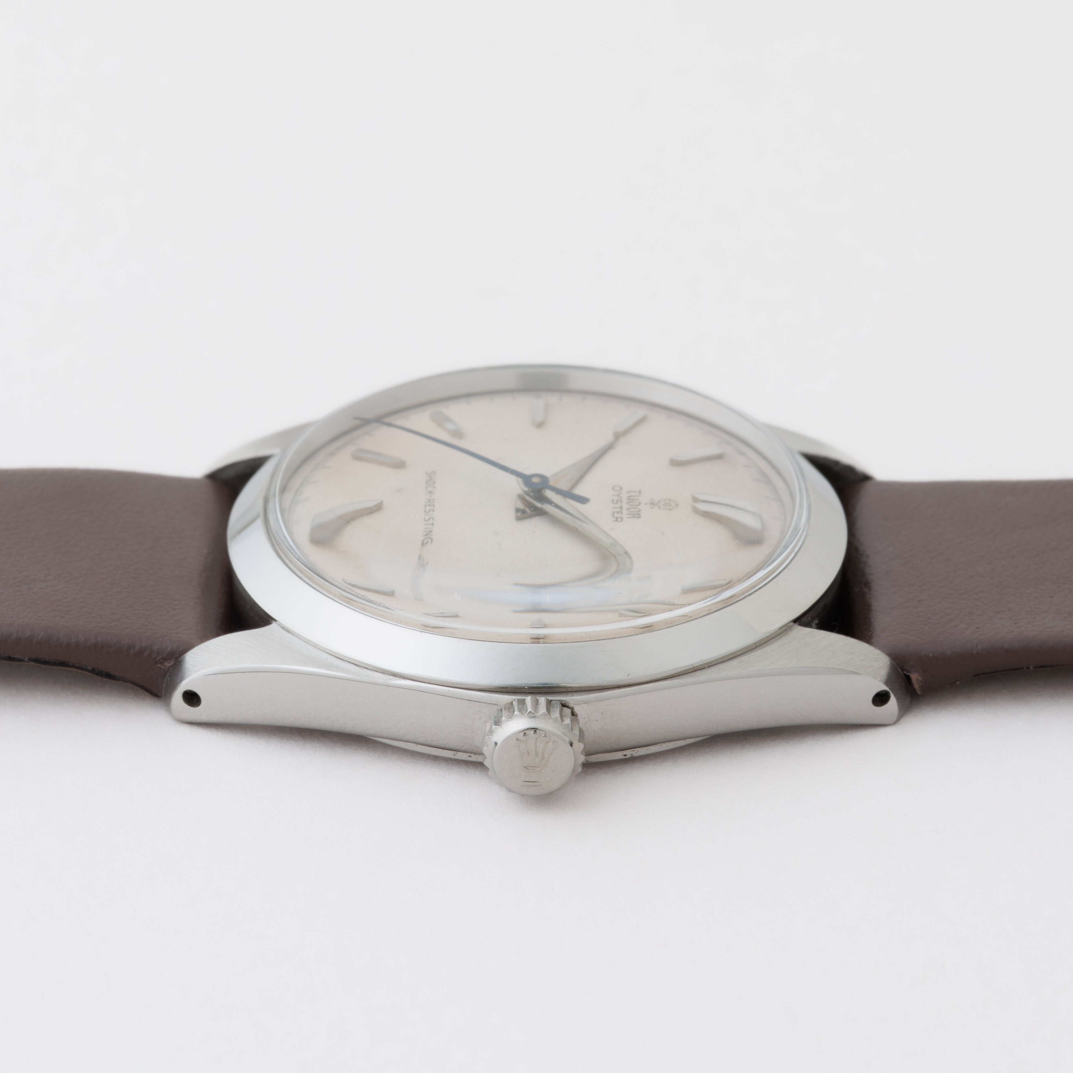 チューダー オイスター 小薔薇 1966年製 Ref.7984 王冠リューズ 砲弾インデックス ブルースチール秒針