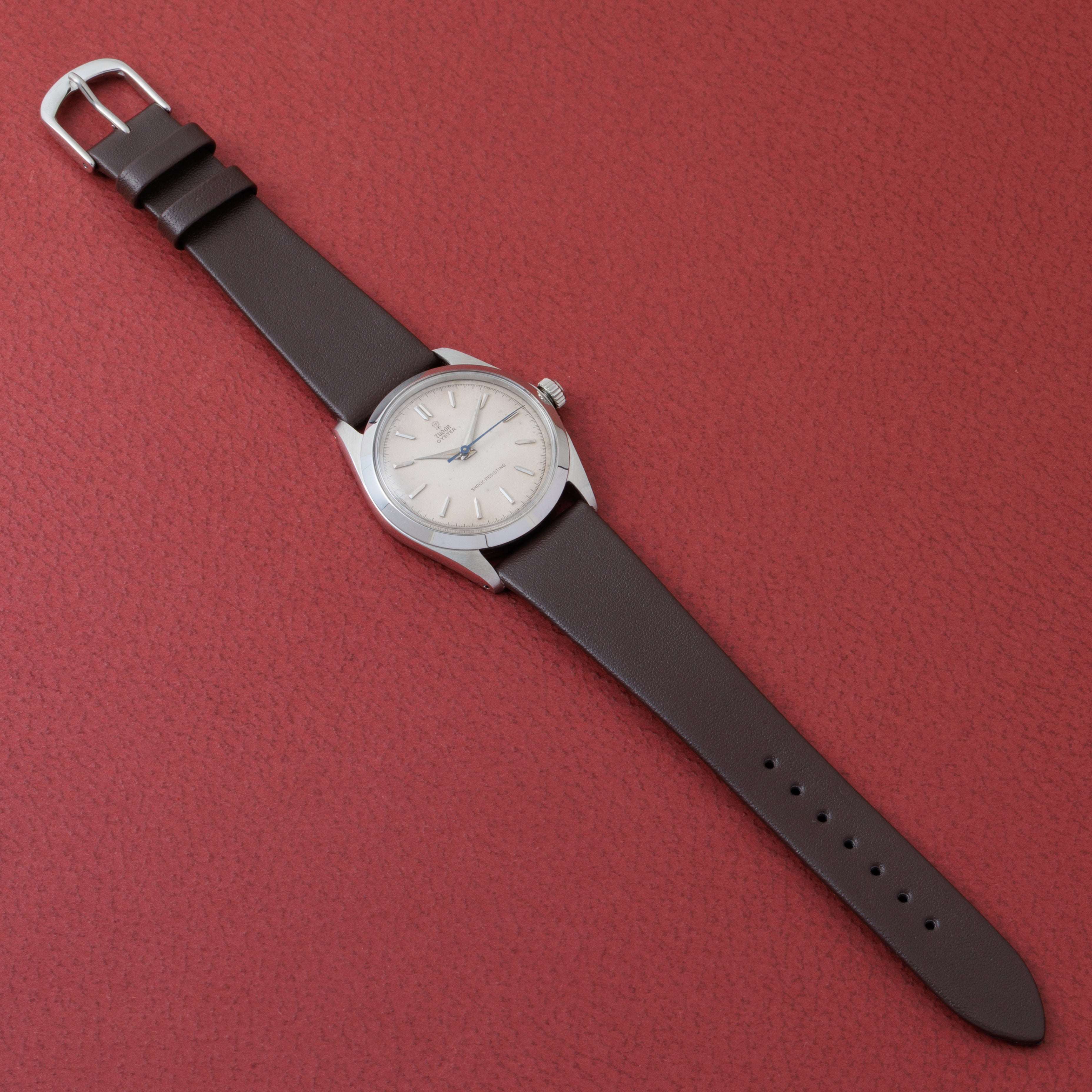 チューダー オイスター 小薔薇 1966年製 Ref.7984 王冠リューズ 砲弾インデックス ブルースチール秒針