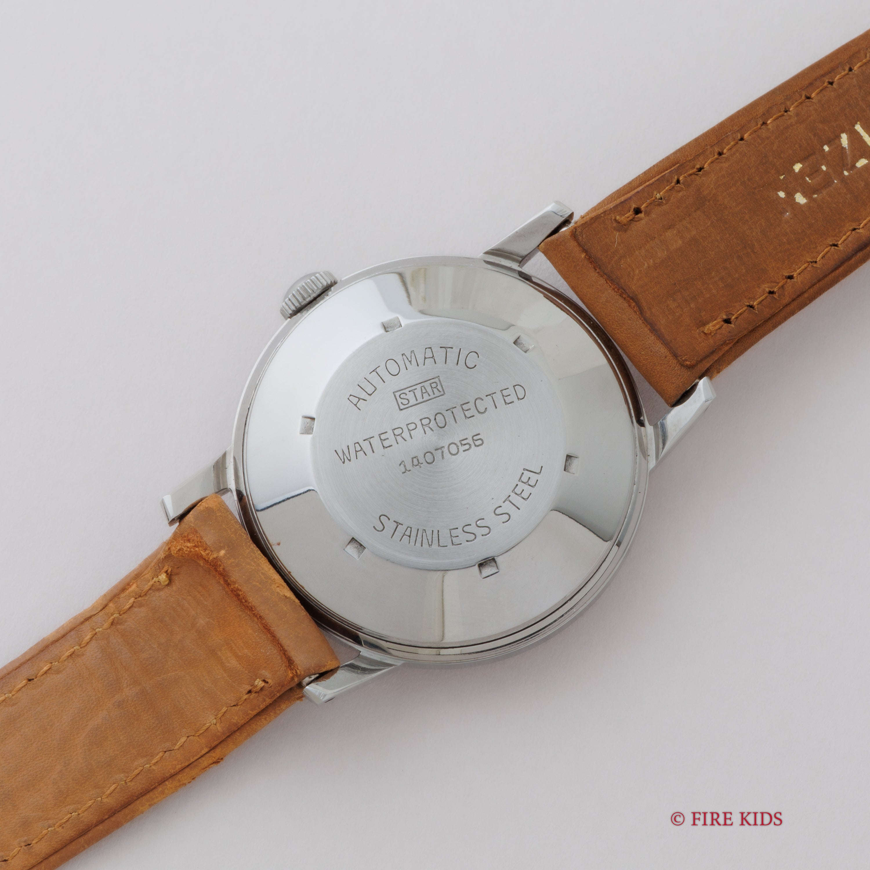 シチズン オート 1958年製 未使用品 箱、タグ付き 自動巻き オリジナル革ベルト、尾錠付き