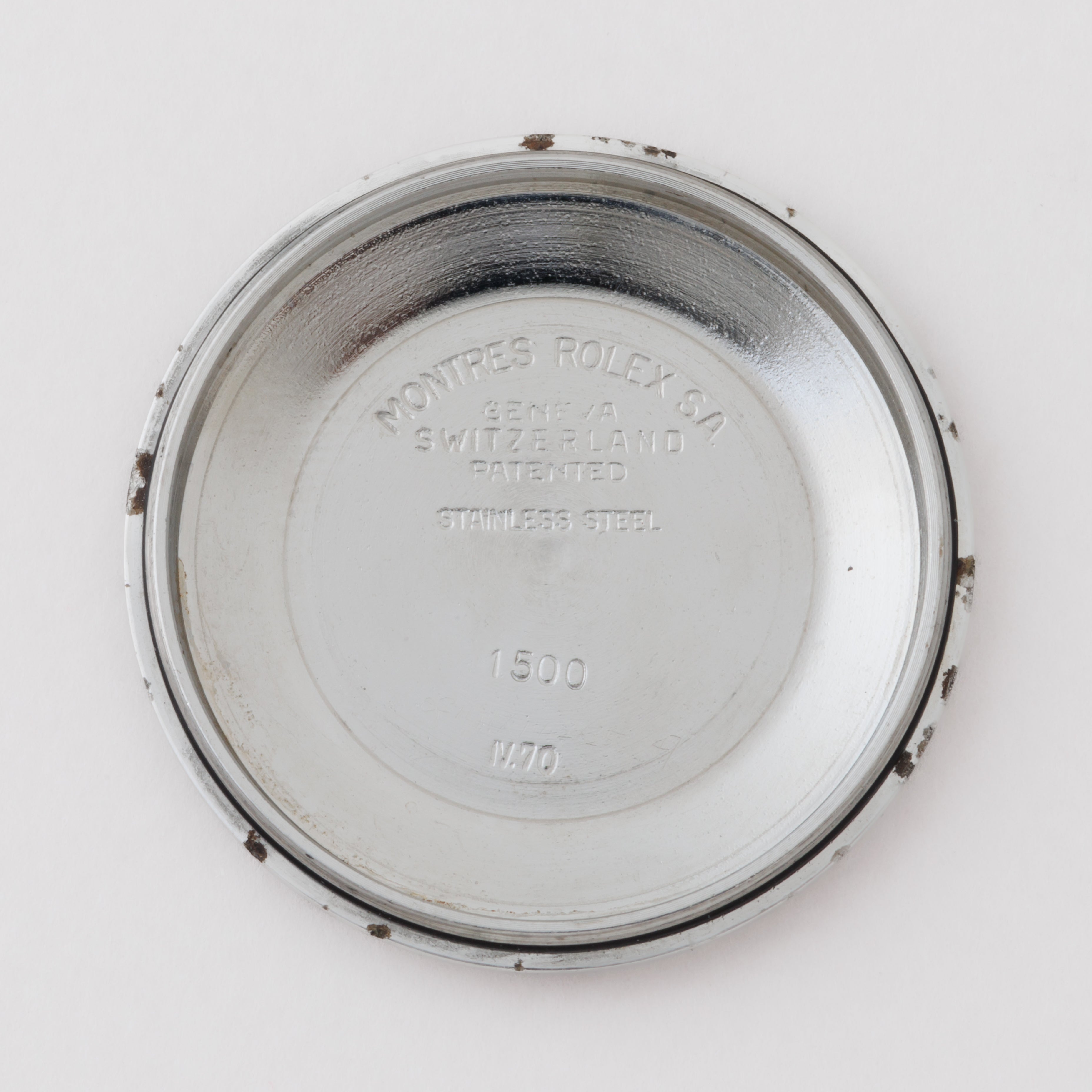 ロレックス オイスターパーペチュアルデイト 自動巻き 1970年製 Ref.1500 ブルーブリックダイヤル