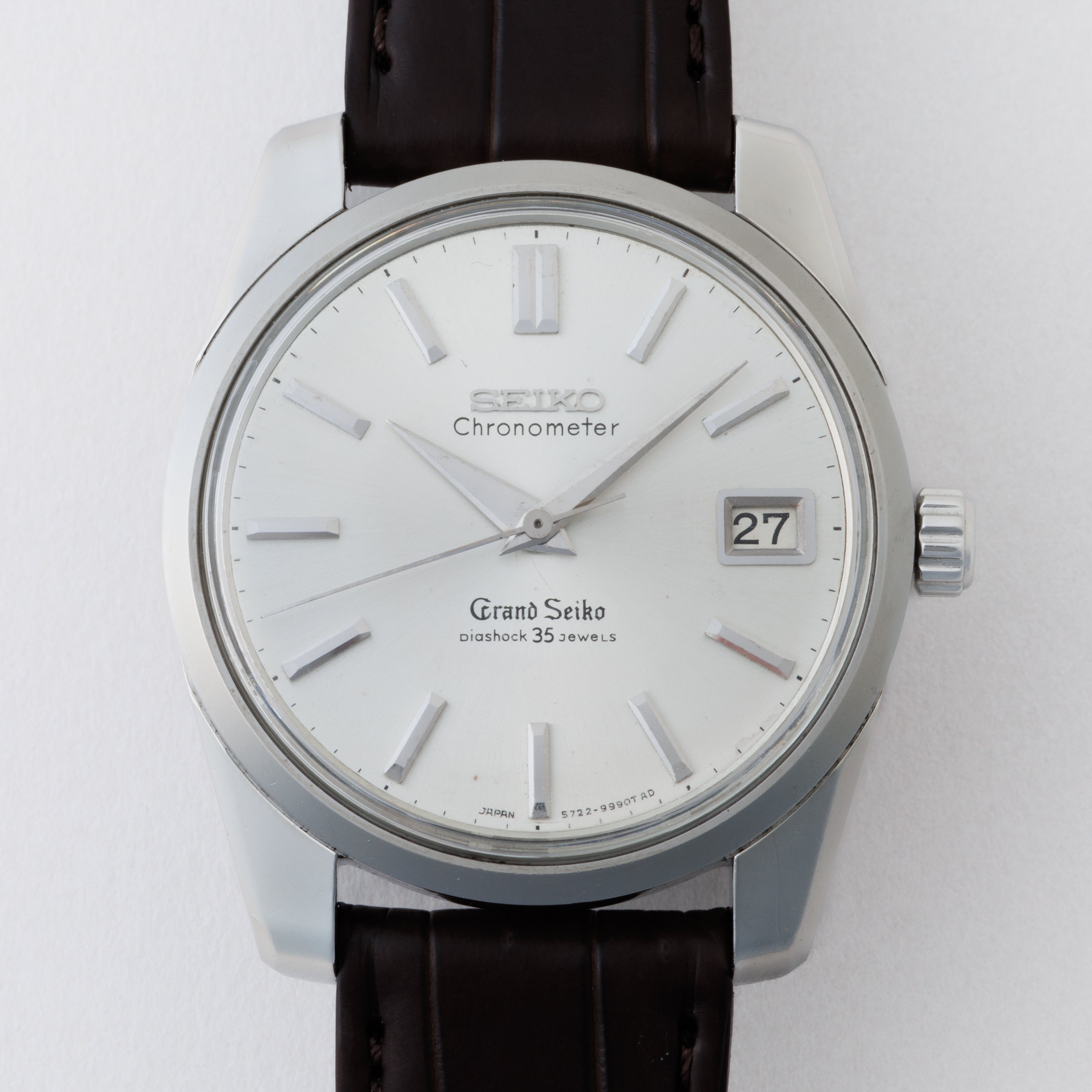 グランドセイコー 2nd前期 セルフデーター 1965年製 Ref.5722-9990 57GS クロノメーター 獅子メダル