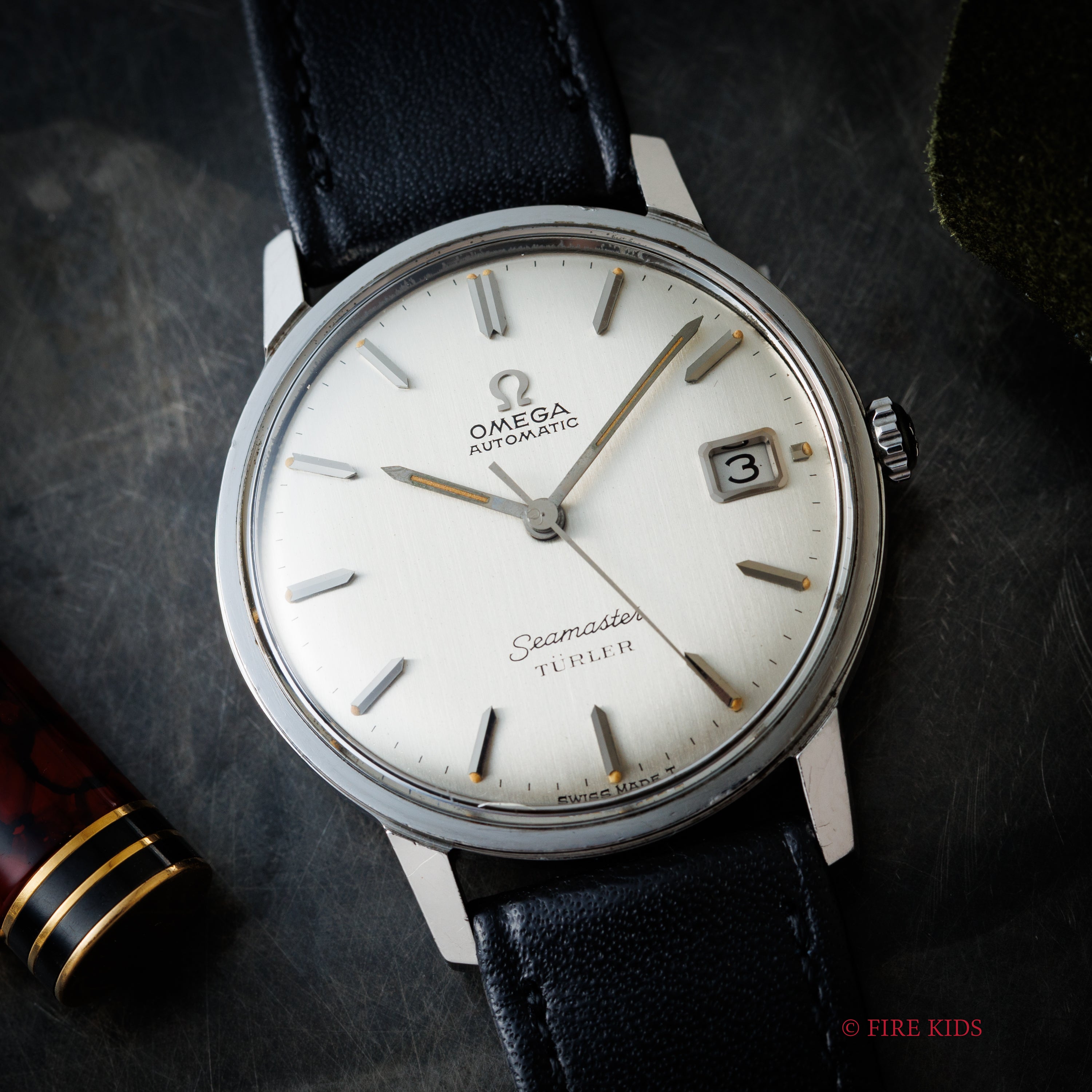 オメガ シーマスター 1965年製 Ref.166.002 オートマチックモデル チューラーダブルネーム 箱、ギャラ付き