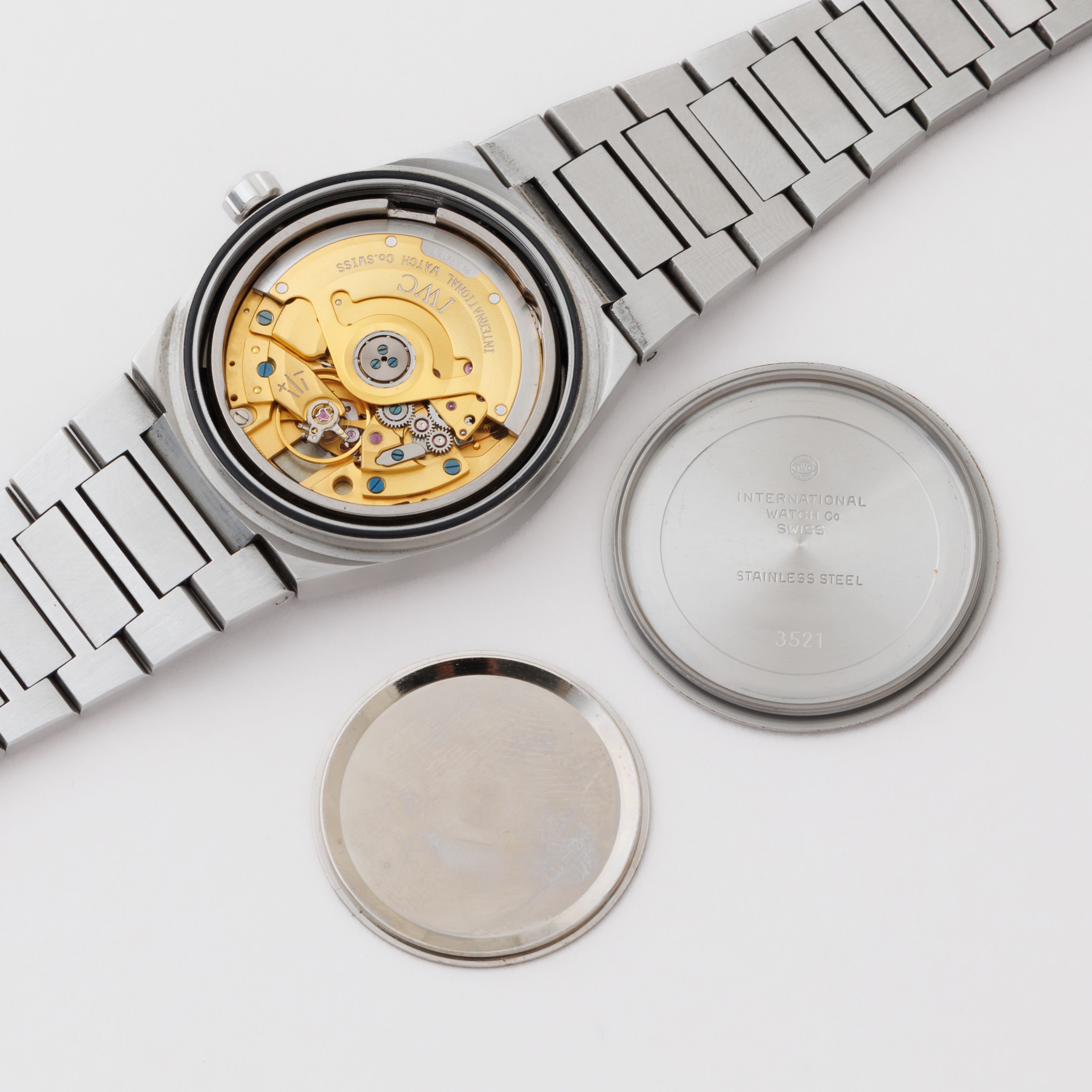 IWC インヂュニア 1995年製 Ref.3521 ジェンタデザイン 耐磁時計 自動巻き ギャラ、クロノメーター証明書