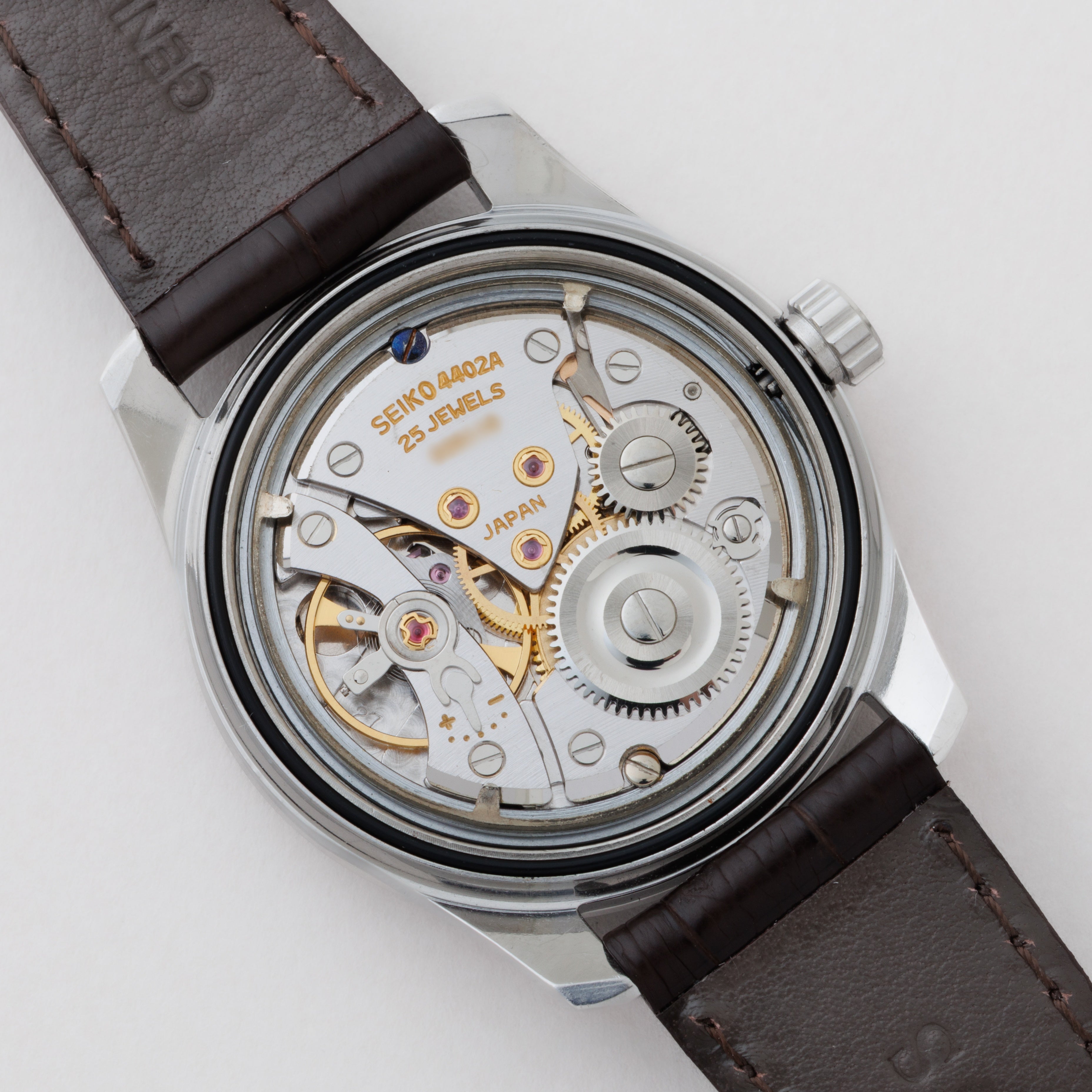 キングセイコー 1965年製 Ref.4402-8000 44KS前期型盾メダリオン シルバーダイヤル ロービート手巻き