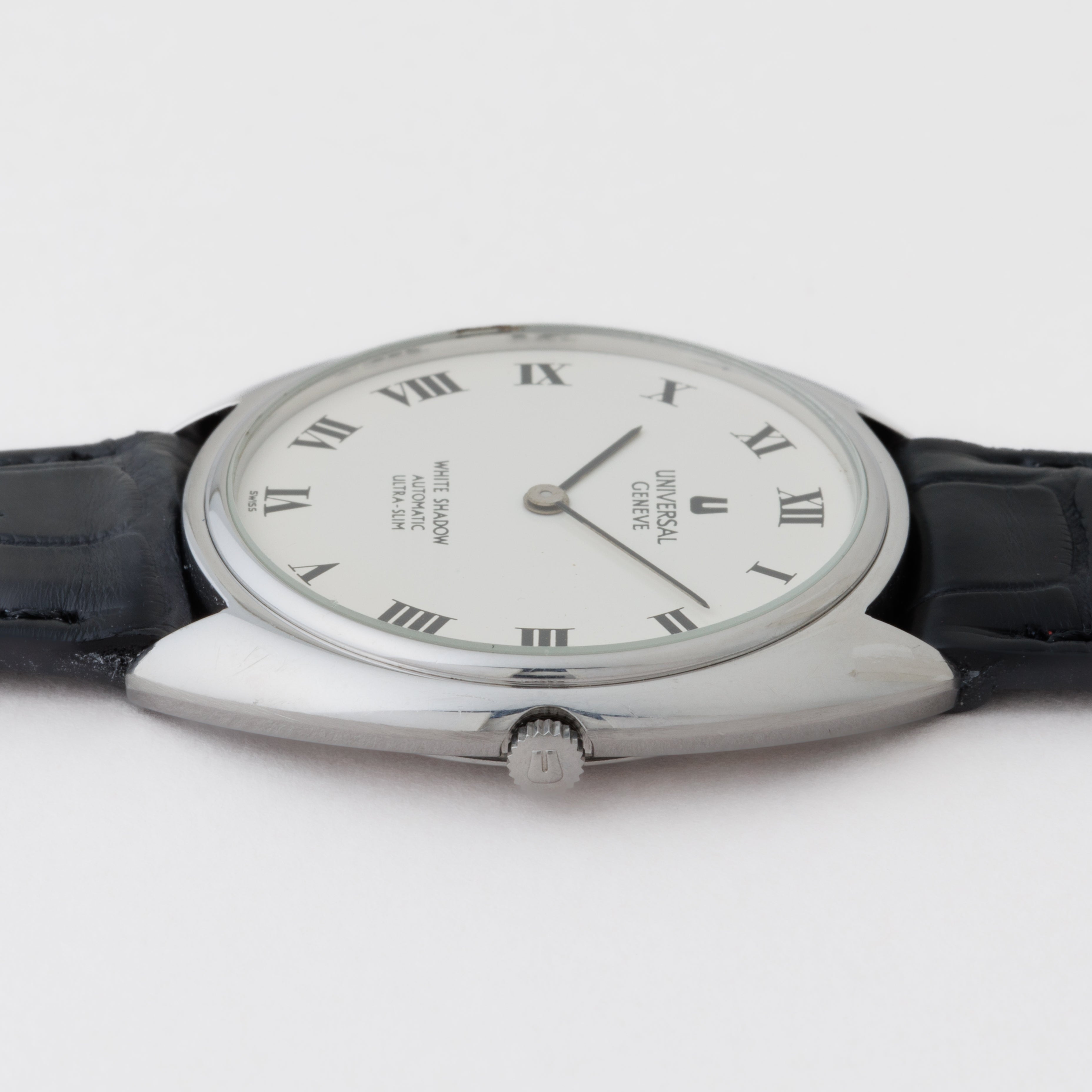 ユニバーサル ホワイトシャドウ オートマチック ウルトラスリム 1970年代製