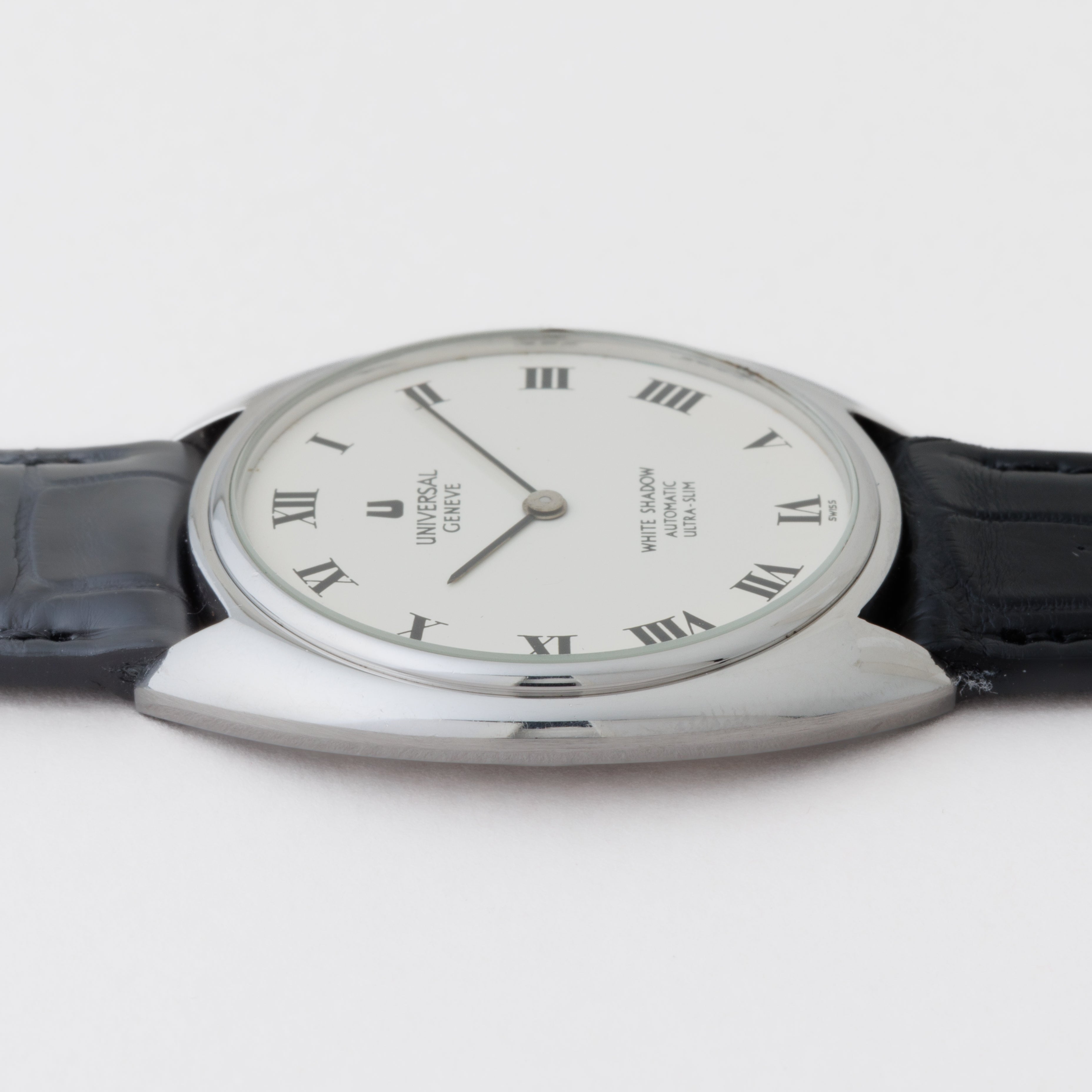 ユニバーサル ホワイトシャドウ オートマチック ウルトラスリム 1970年代製