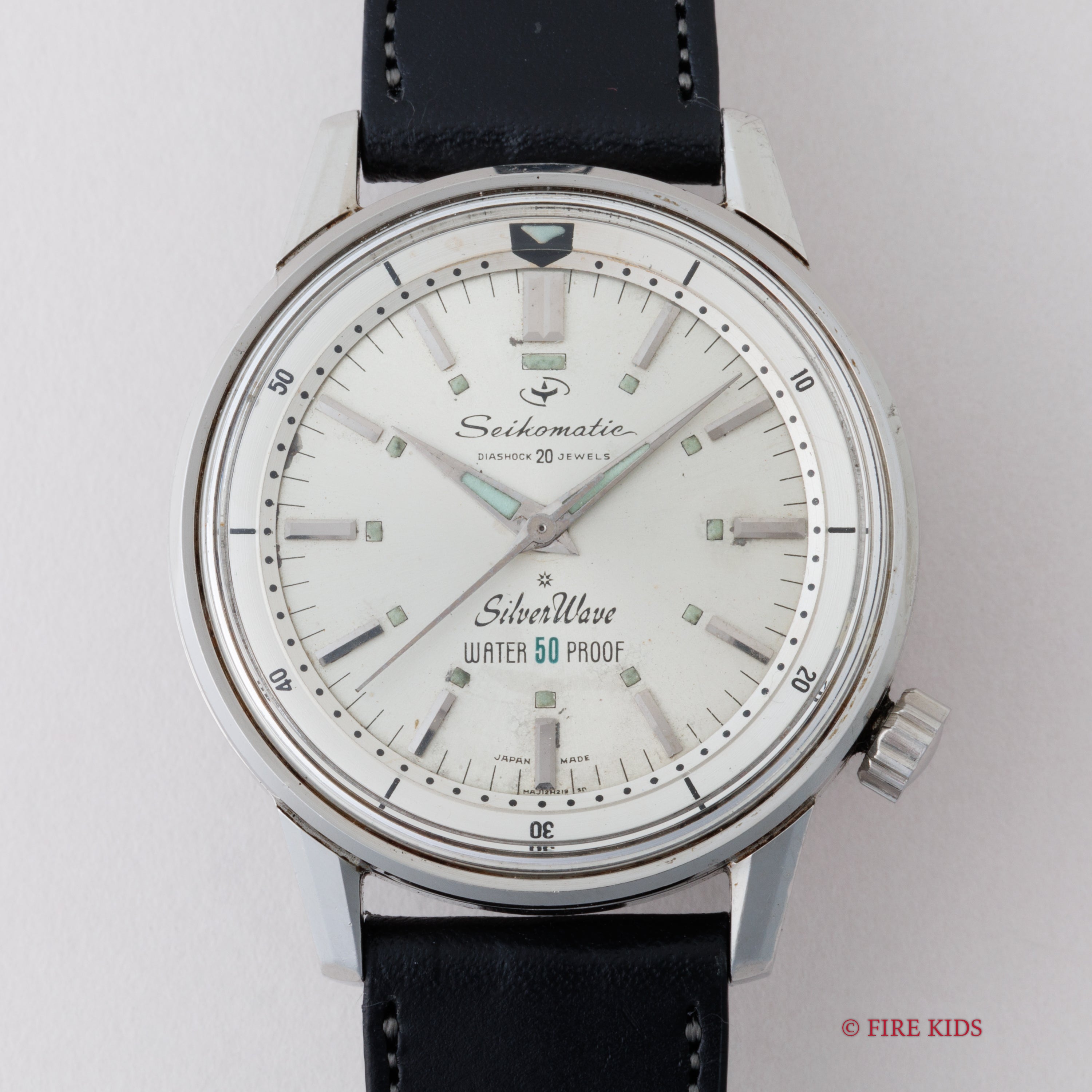 セイコー スポーツマチック シルバーウェーブ 1962年製 Ref.J12082 SDダイヤル 回転ベゼル 自動巻