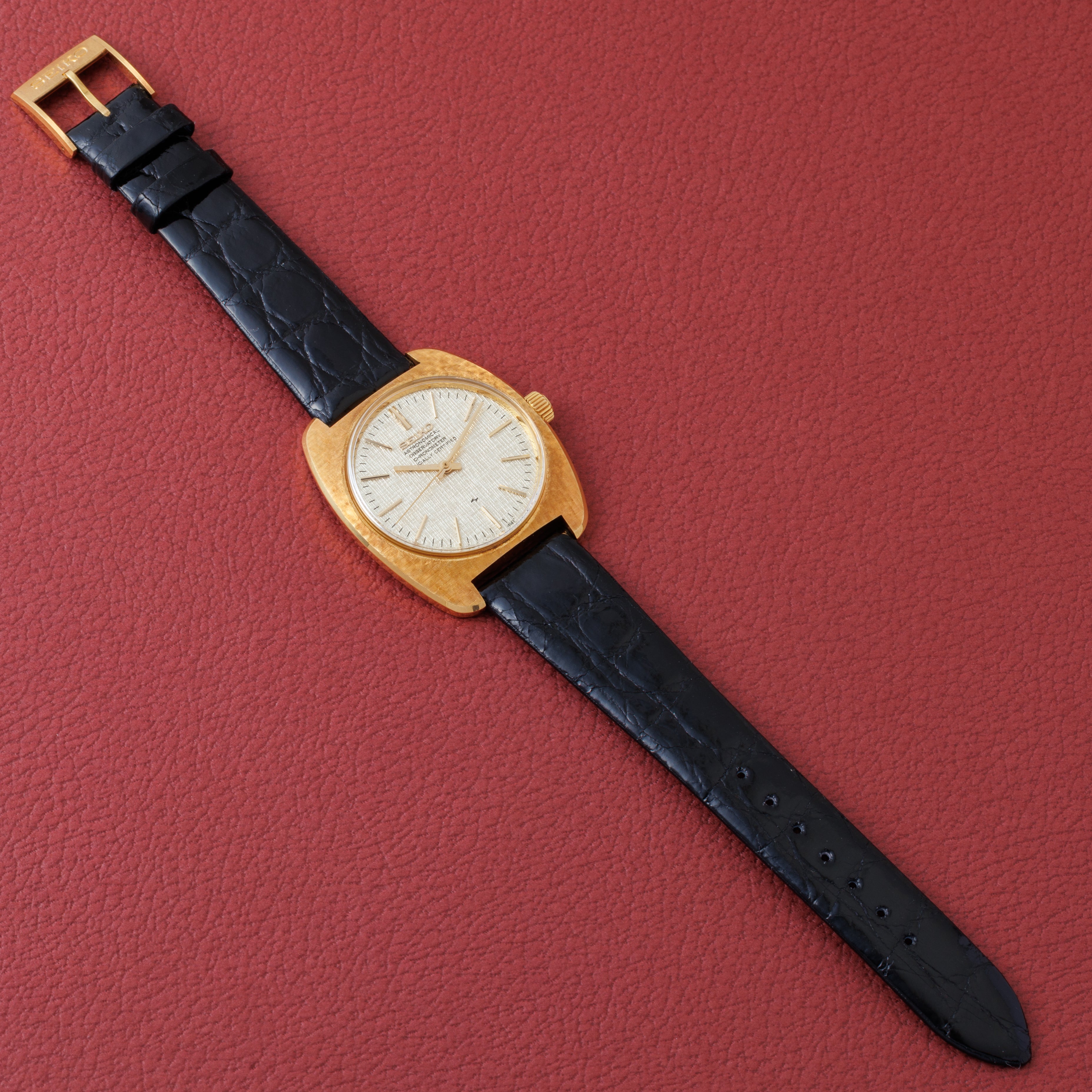 セイコー 天文台クロノメーター グランドセイコー 45GSN 18金無垢 1970年製(昭和45年製) 純正尾錠