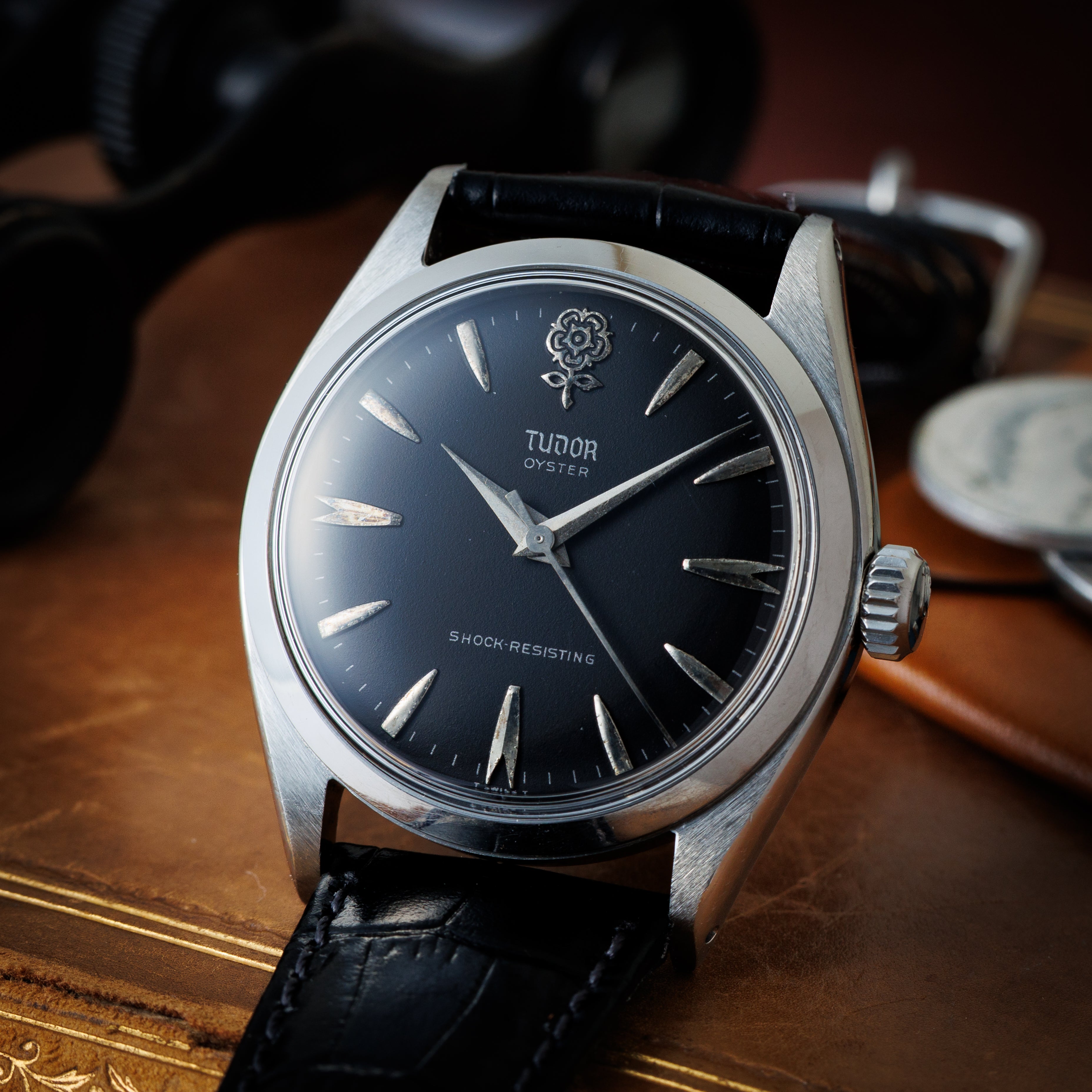 チューダー デカバラ 1960年製 Ref.7934 オイスター 手巻き BKリダン 王冠リューズ