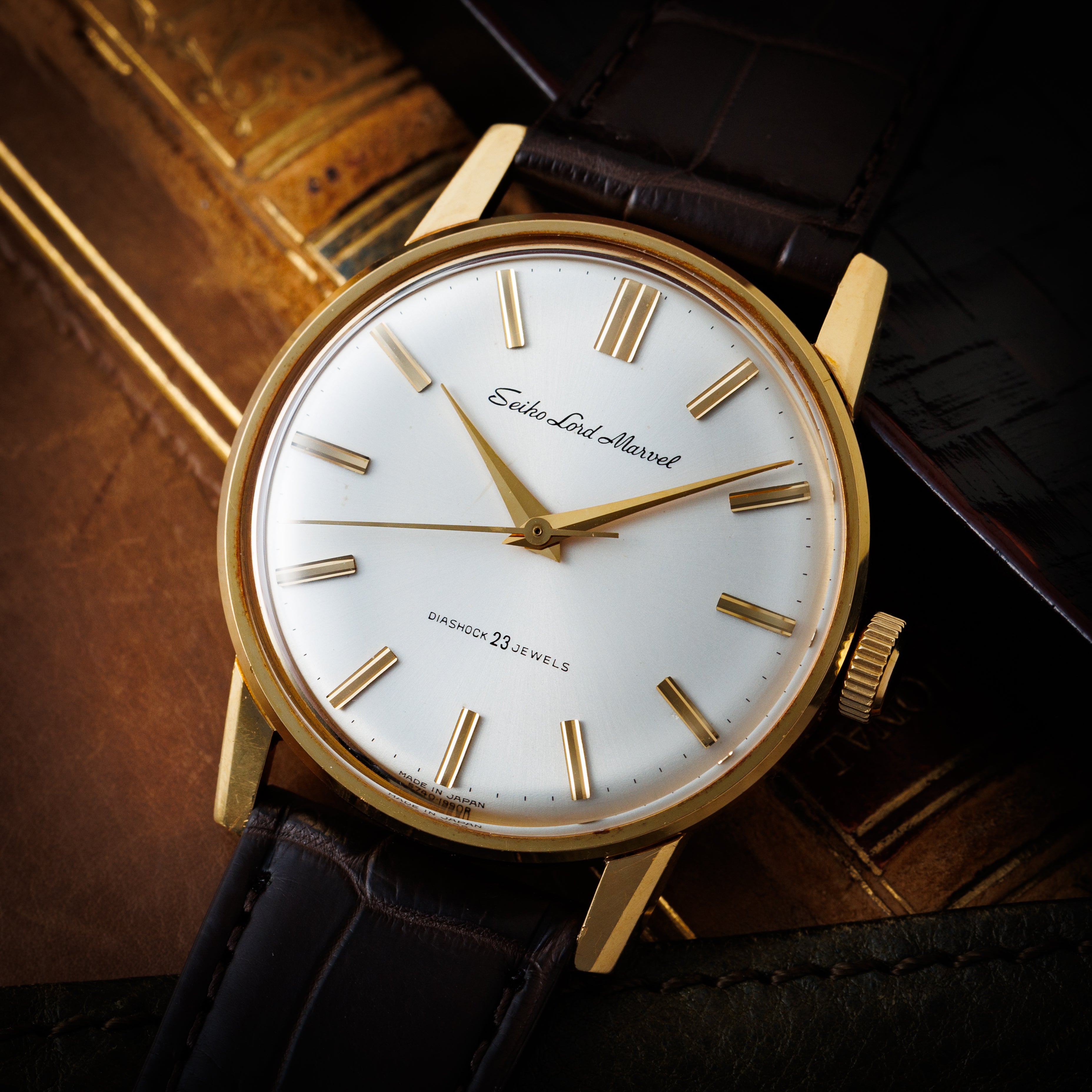 セイコー 18金無垢ロードマーベル ロービート手巻き 1967年製 Ref.5740-1990