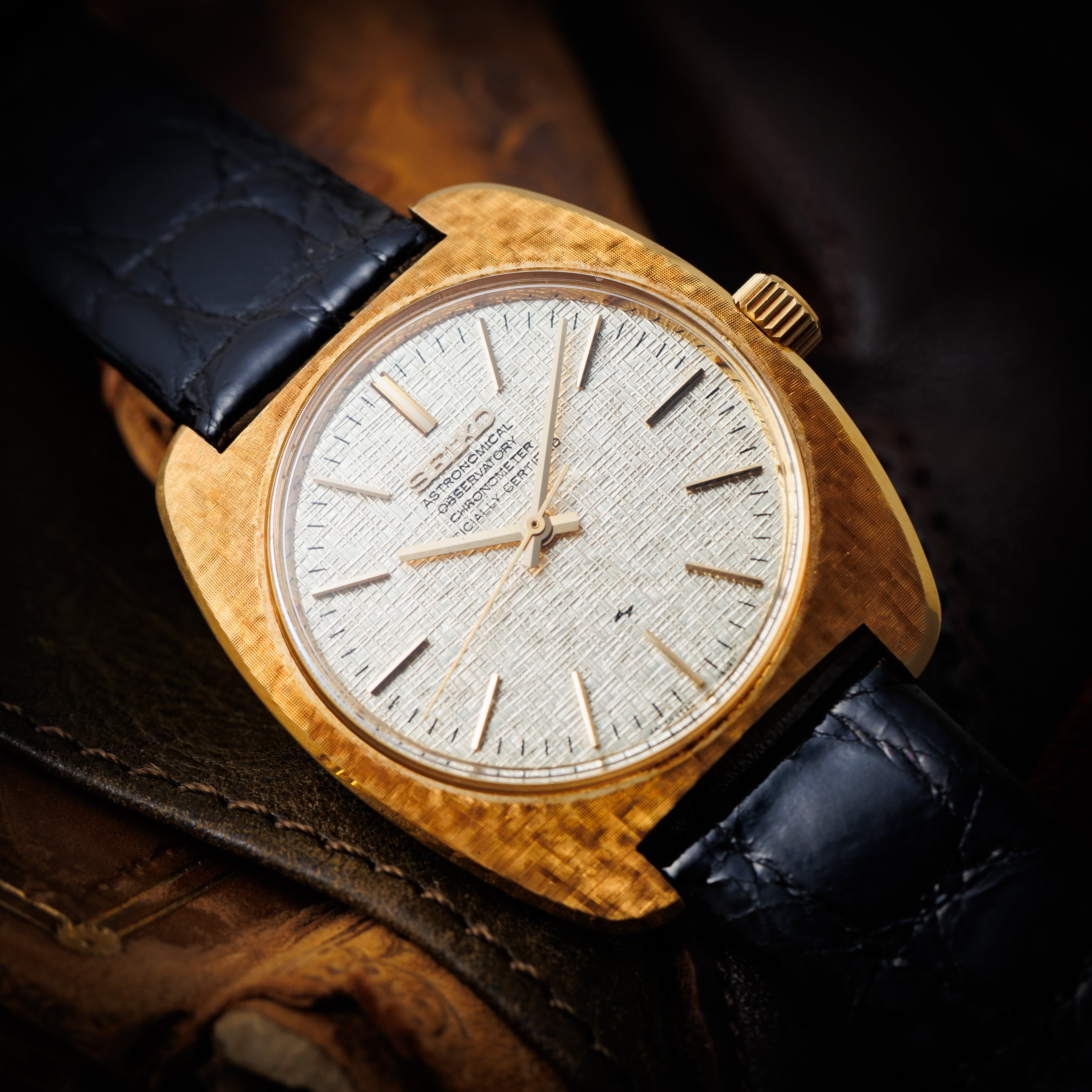 セイコー 天文台クロノメーター グランドセイコー 45GSN 18金無垢 1970年製(昭和45年製) 純正尾錠