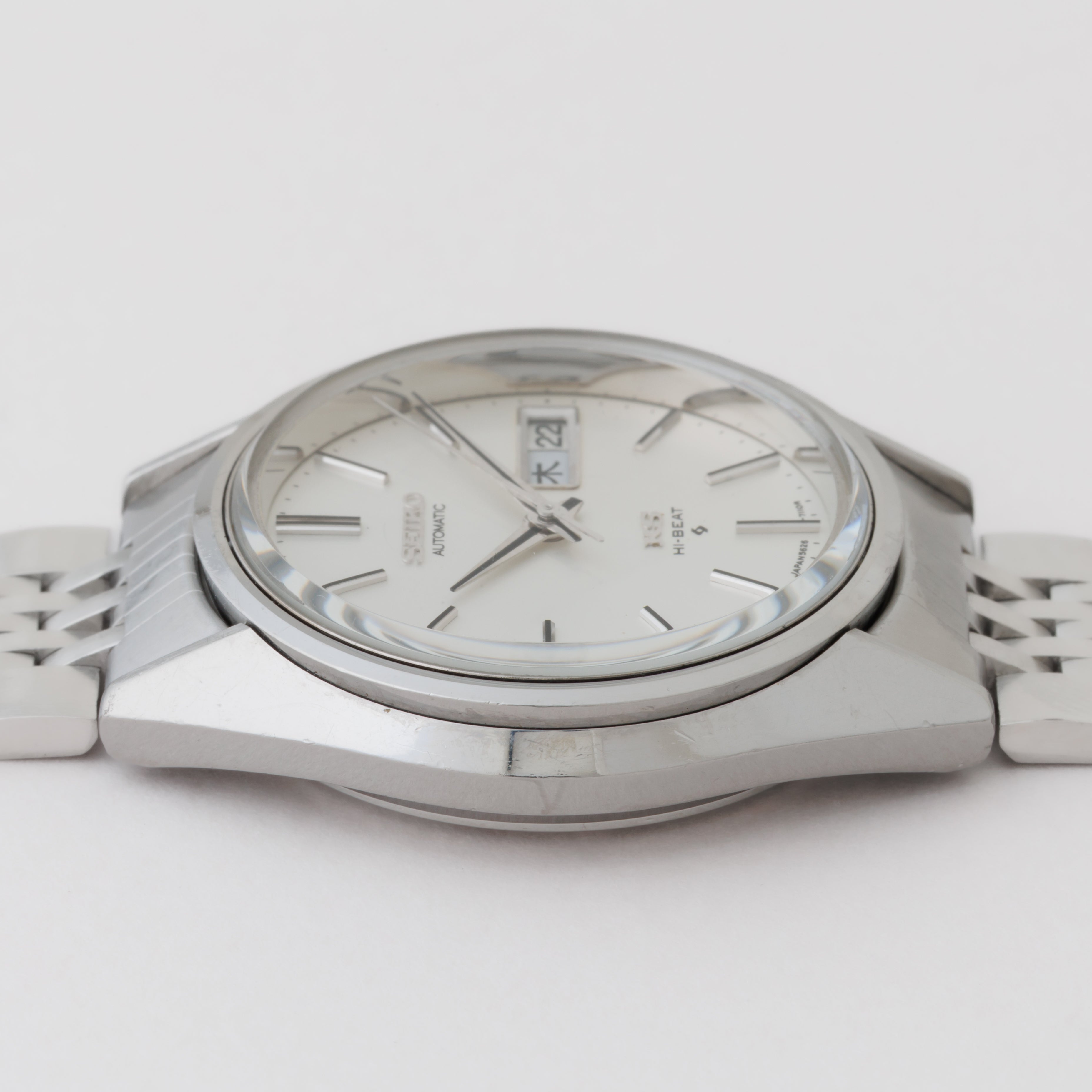 キングセイコー ハイビート 1974年製 Ref.5626-7113 56KS シルバーダイヤル 純正ブレス