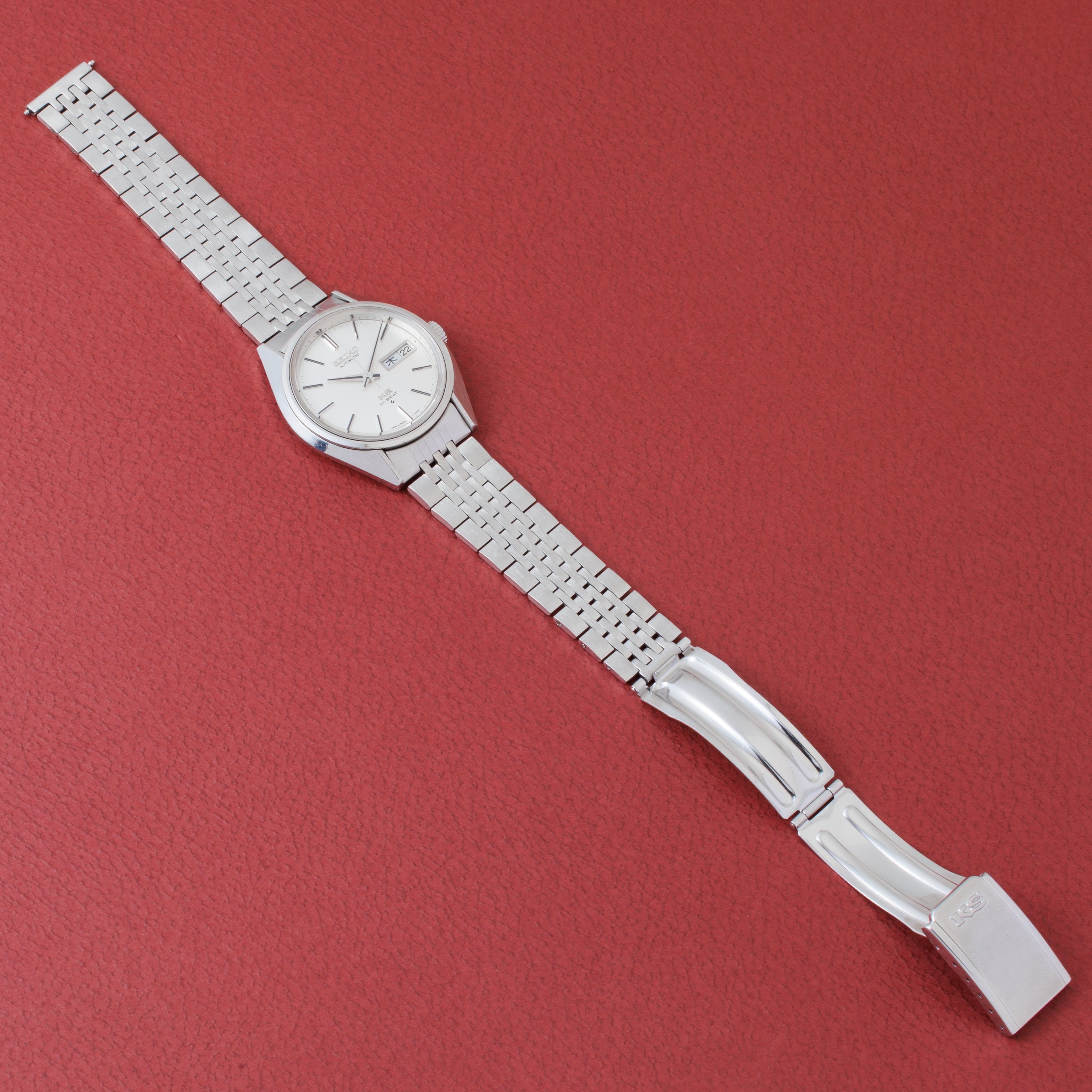 キングセイコー ハイビート 1974年製 Ref.5626-7113 56KS シルバーダイヤル 純正ブレス