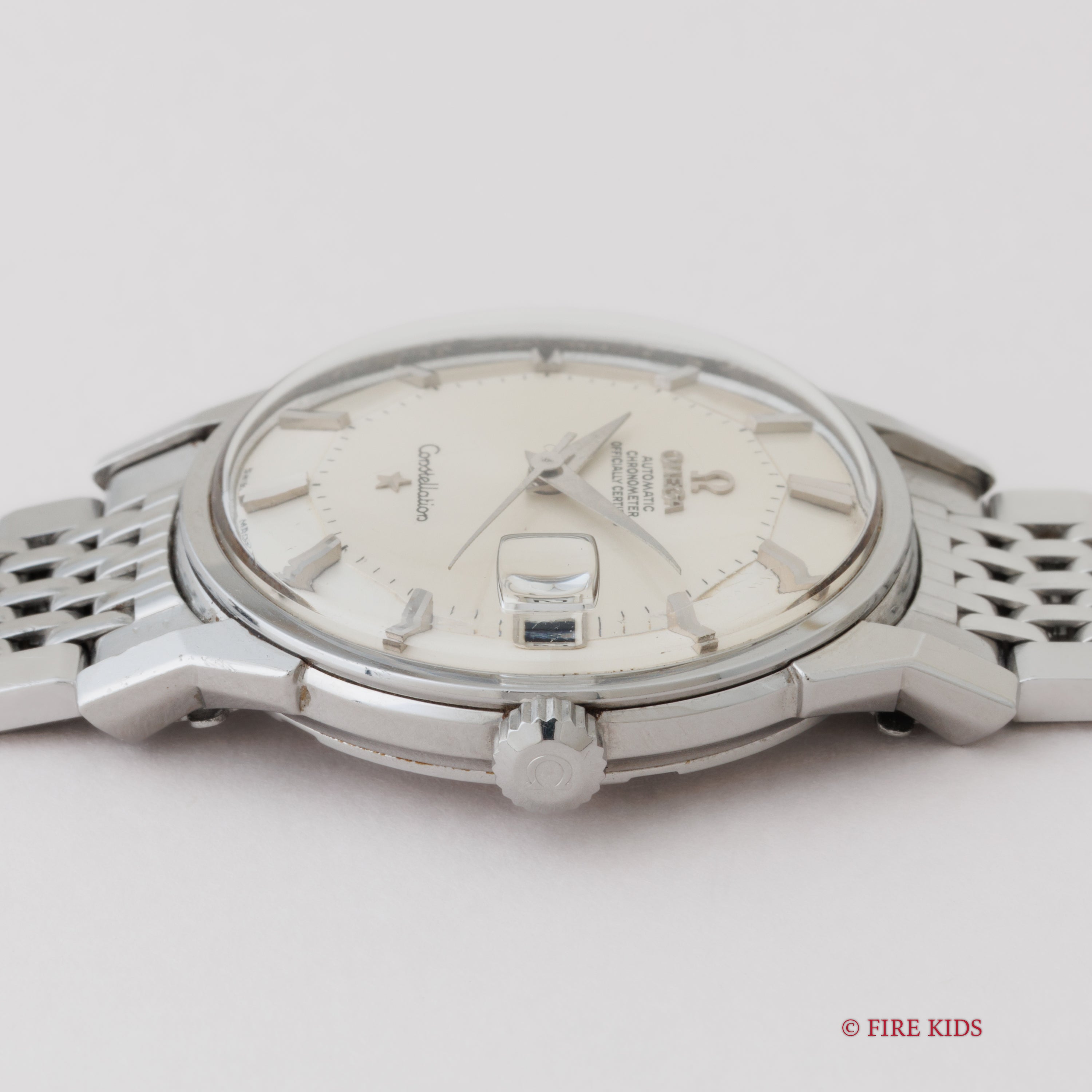 オメガ コンステレーション 12角 1967年製 パイパンダイヤル 自動巻クロノメーター Cal.564 純正ブレス