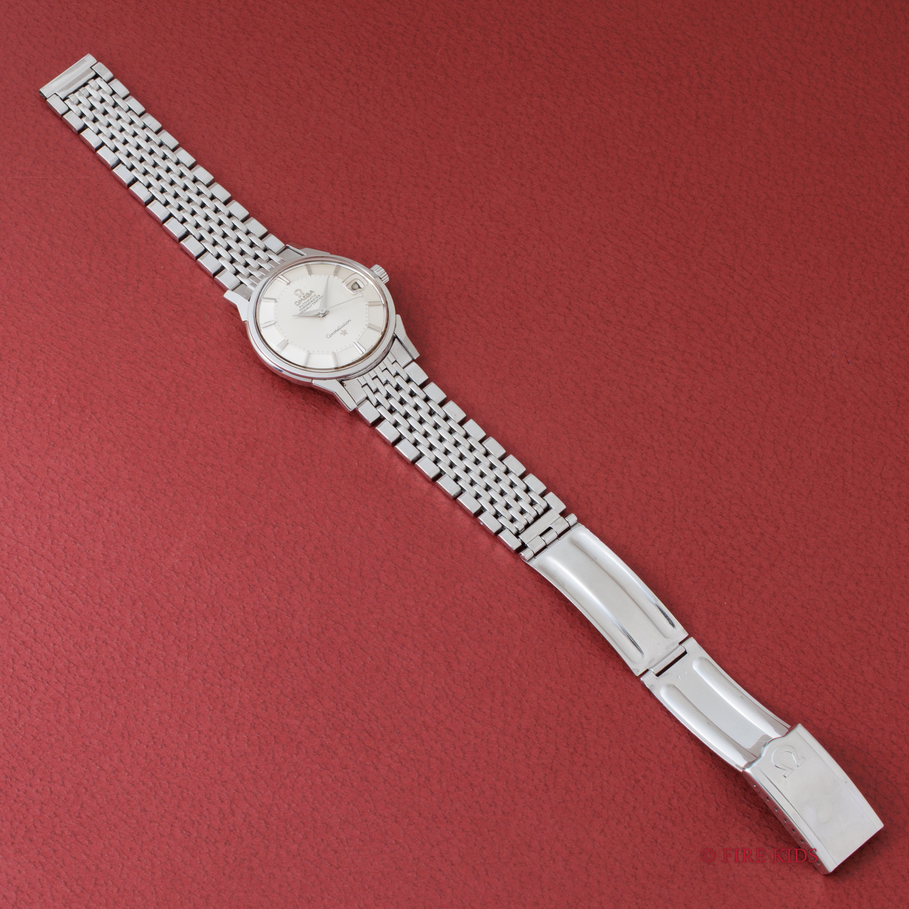 オメガ コンステレーション 12角 1967年製 パイパンダイヤル 自動巻クロノメーター Cal.564 純正ブレス