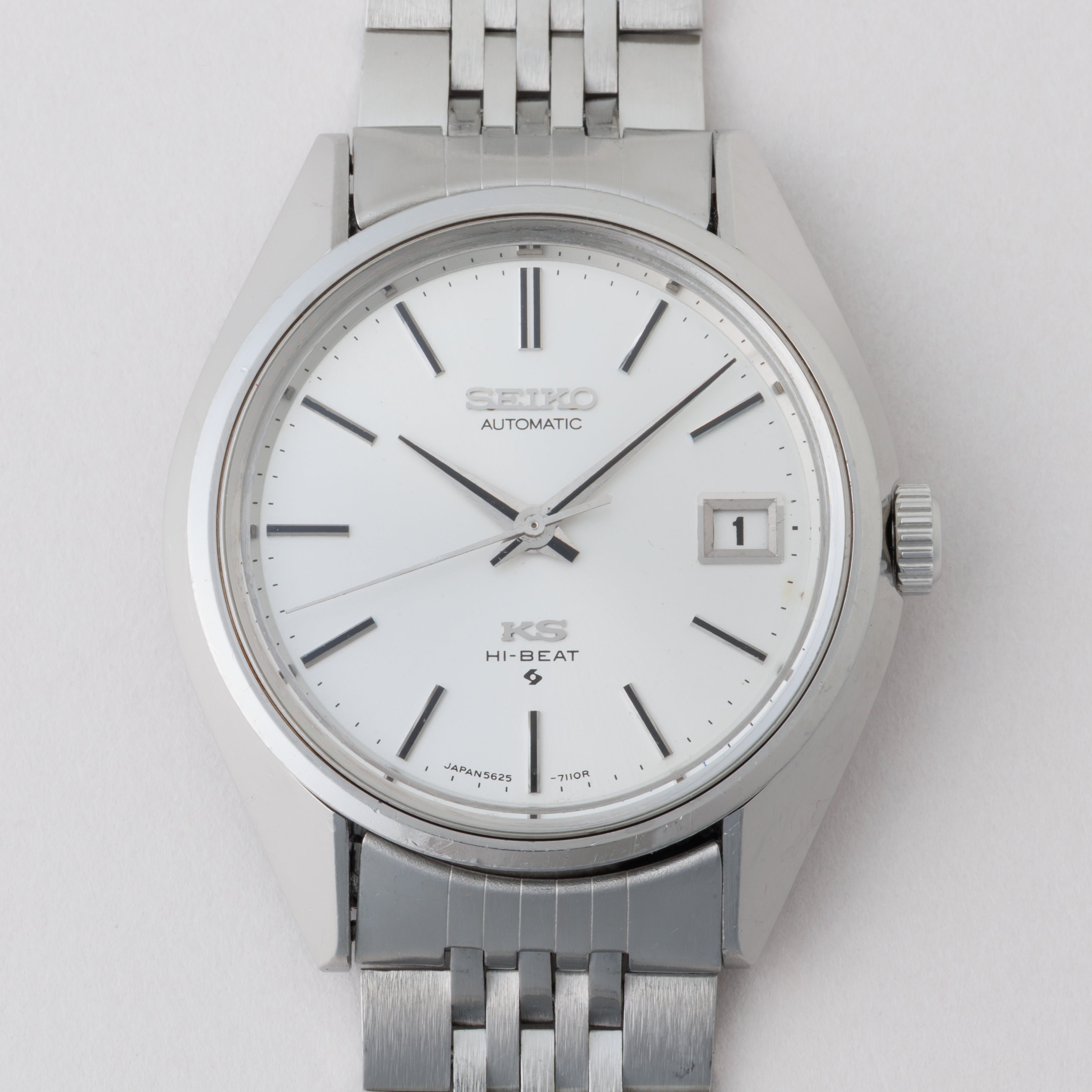 キングセイコー ハイビート自動巻き 1972年製 Ref.5625-7110 56KS 純正ブレス付き